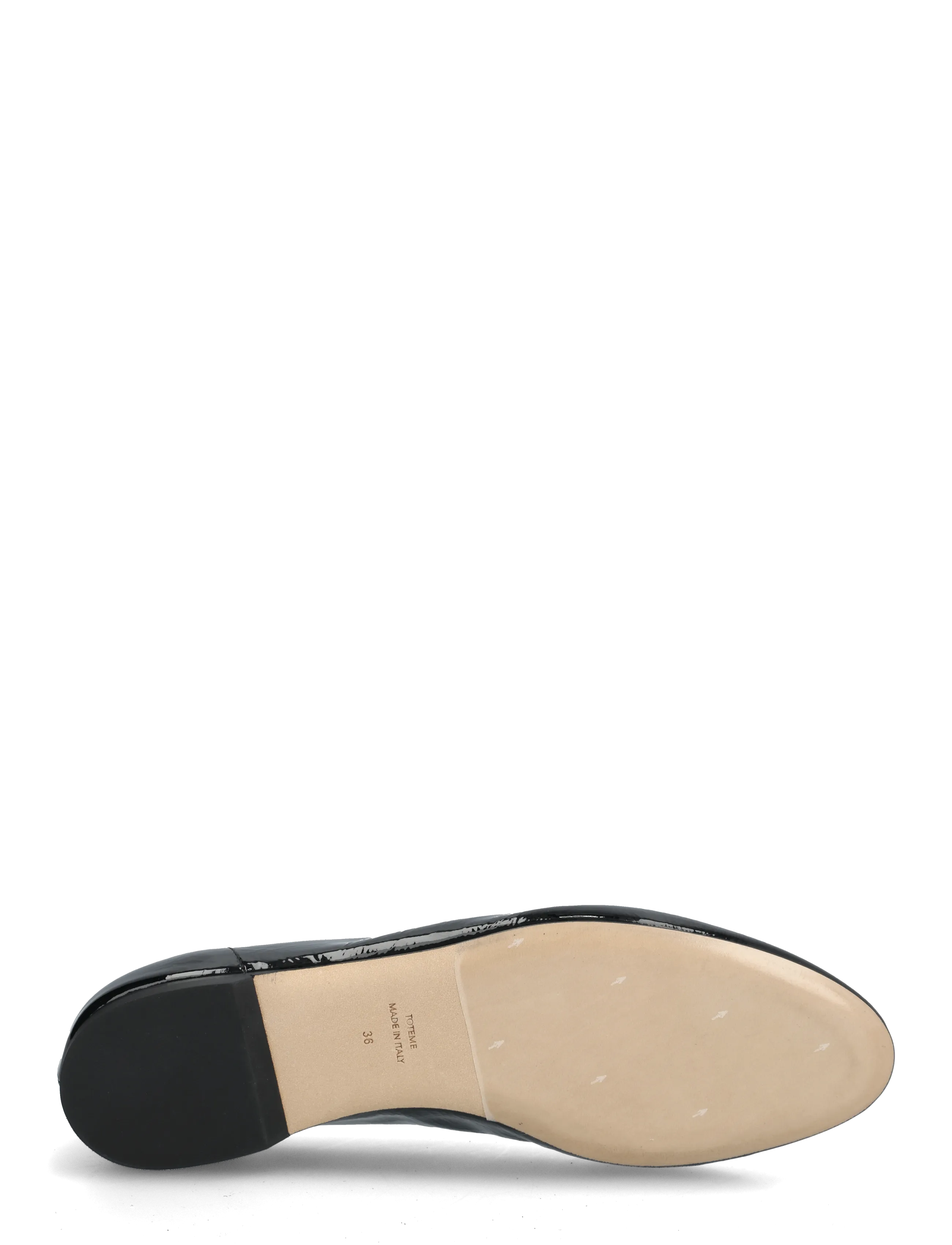 TOTEME - Slip Naplack Ballerina Flats - ypatingos progos - black - 4