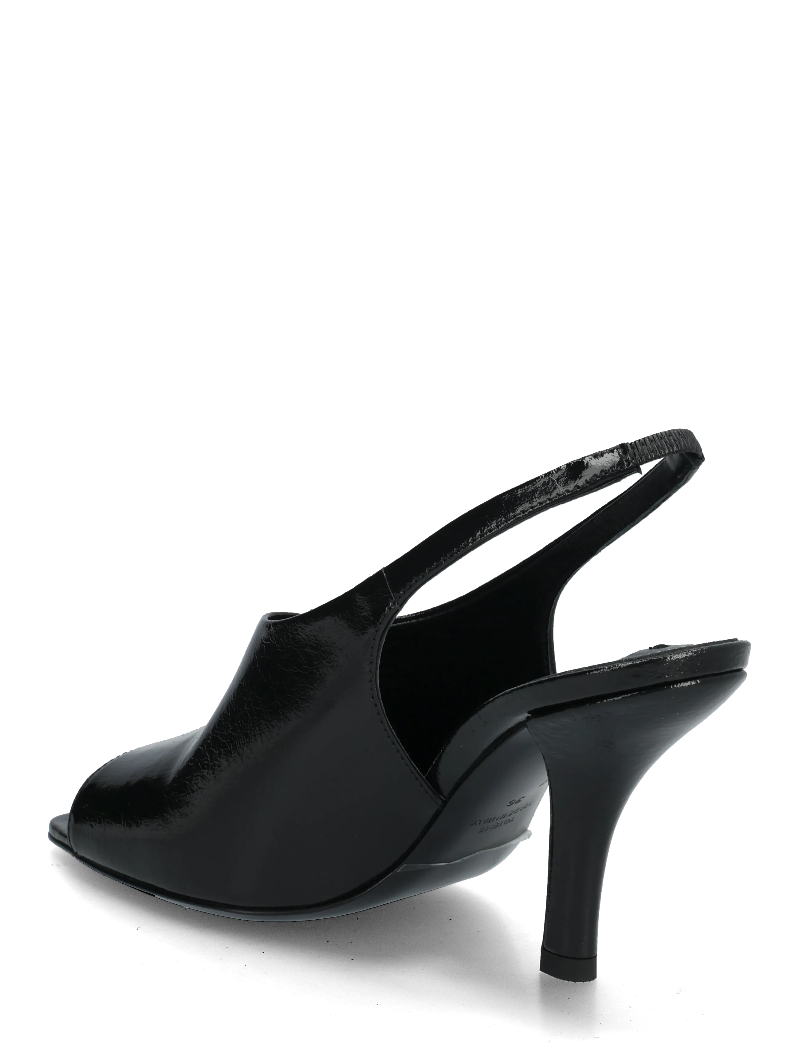 TOTEME - Contour Naplack Slingback Heeled Sandals - heeled slingbacks - black - 2