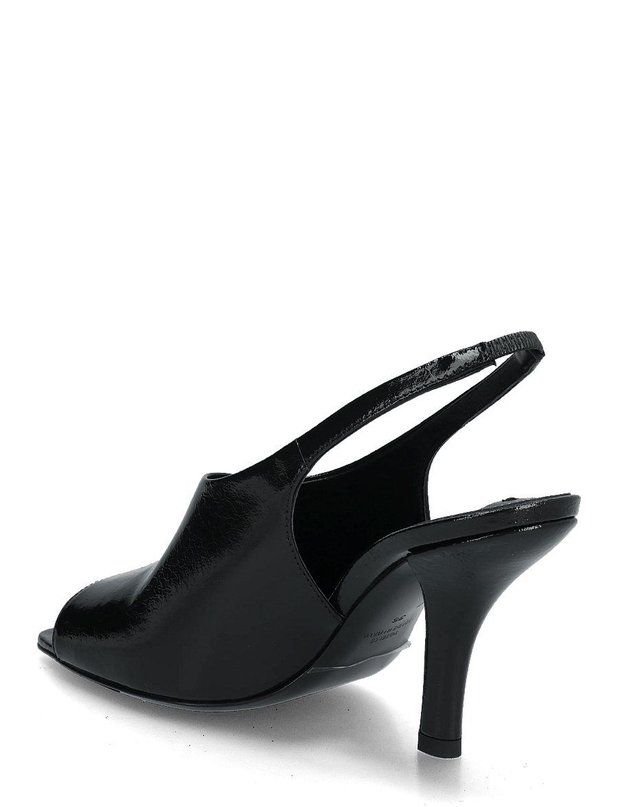 TOTEME - Contour Naplack Slingback Heeled Sandals - heeled slingbacks - black - 2