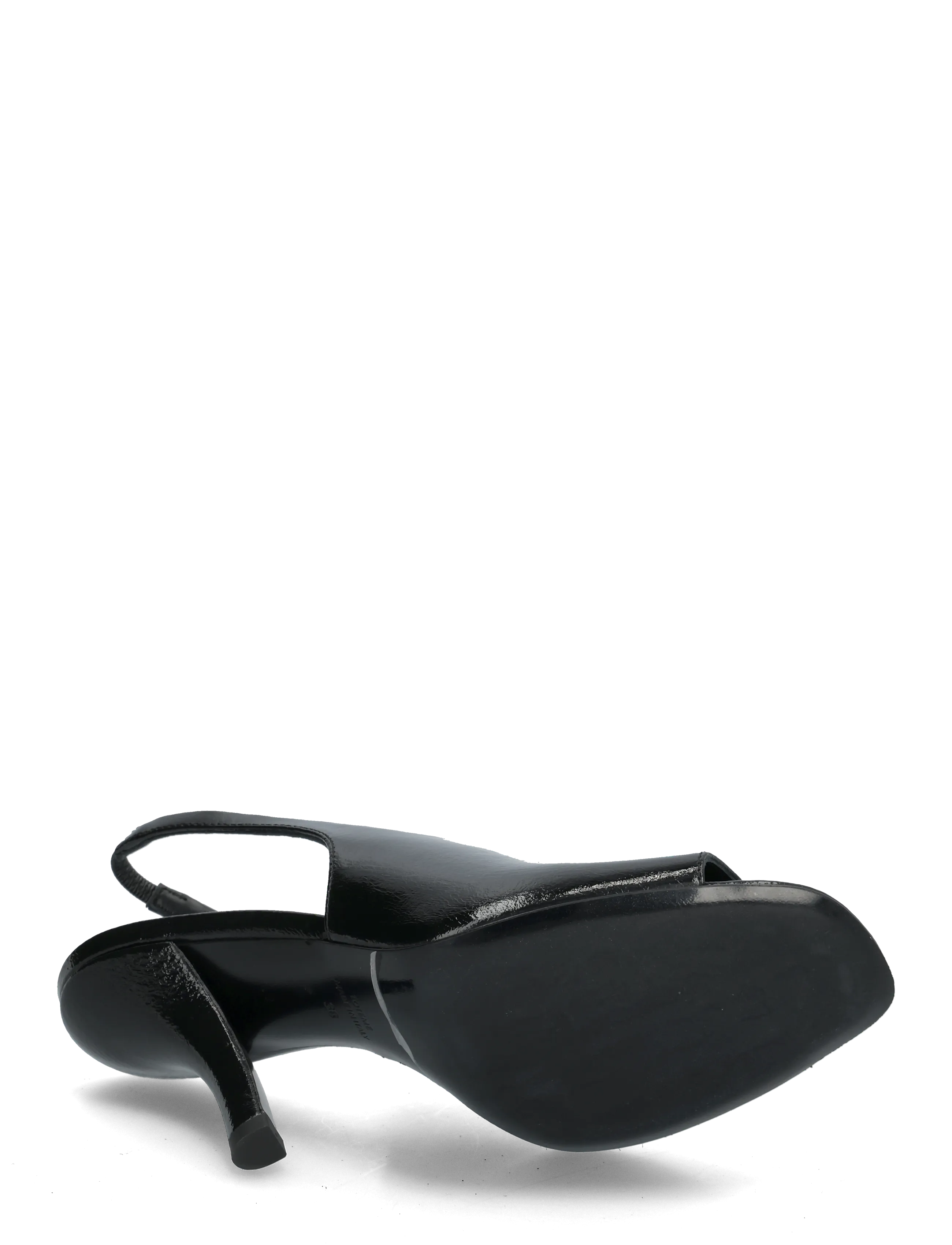 TOTEME - Contour Naplack Slingback Heeled Sandals - heeled slingbacks - black - 4