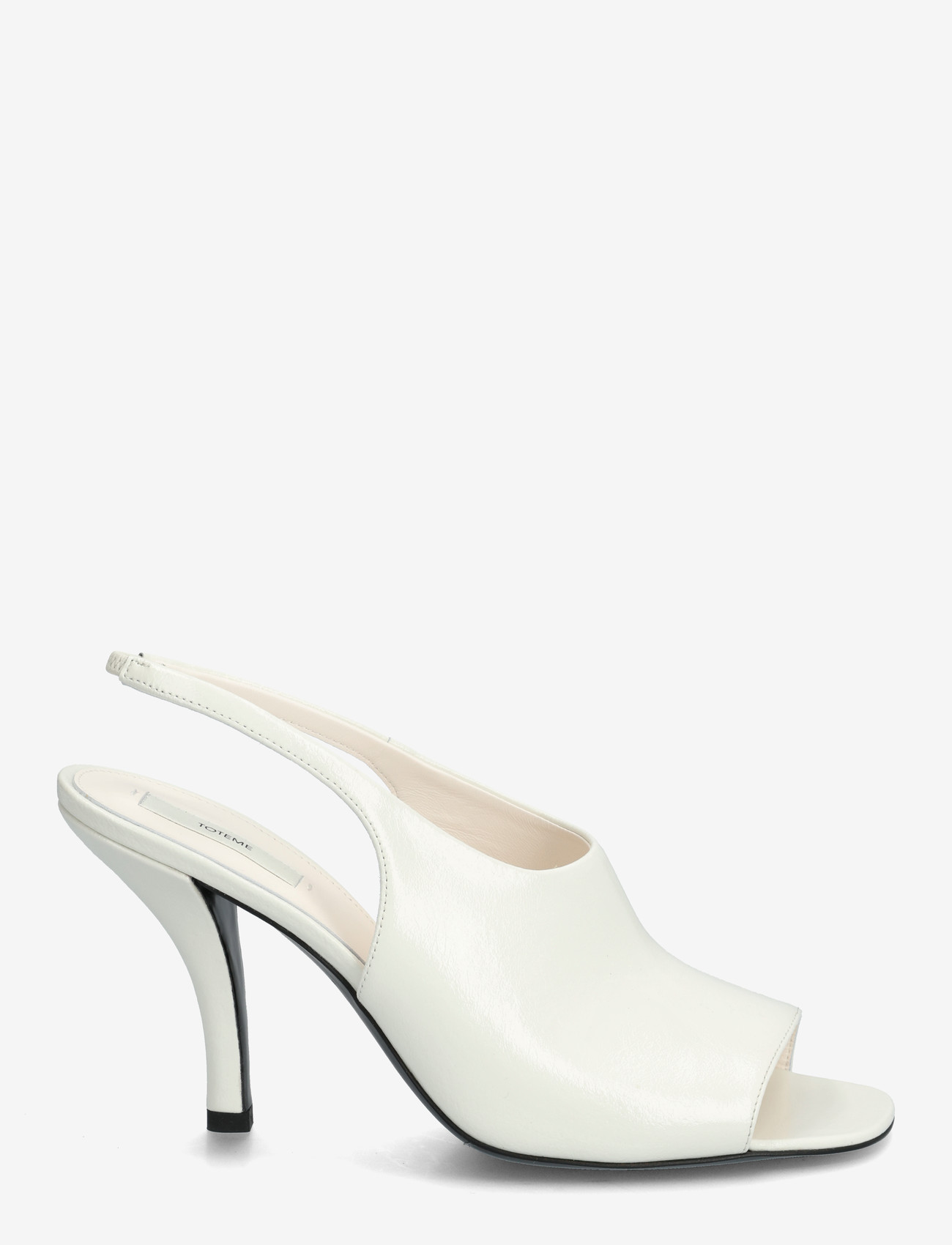 TOTEME - Leather Contour Sandals - konfirmationstøj - white - 2