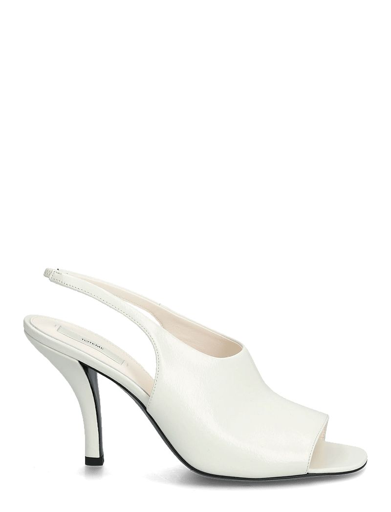 TOTEME - Leather Contour Sandals - konfirmationstøj - white - 2