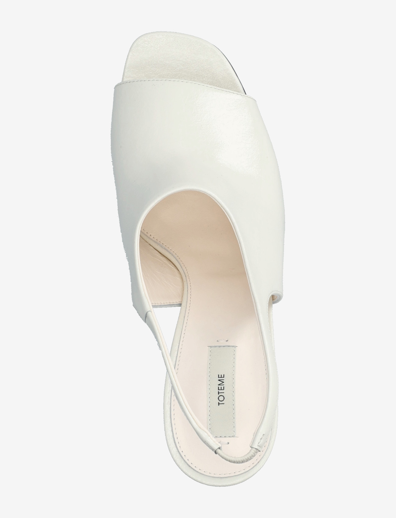 TOTEME - Leather Contour Sandals - konfirmationstøj - white - 3