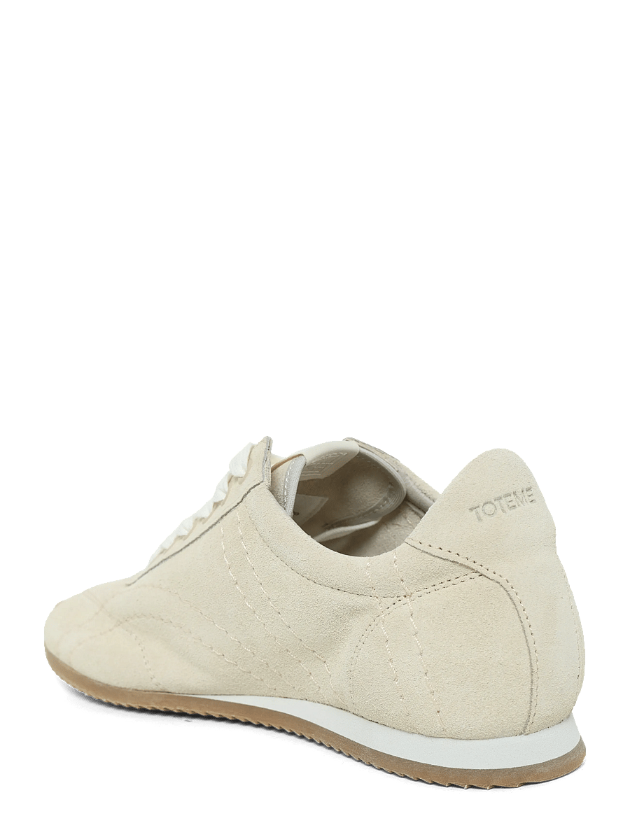 TOTEME - Flex Suede Sneakers - låga sneakers - white - 1
