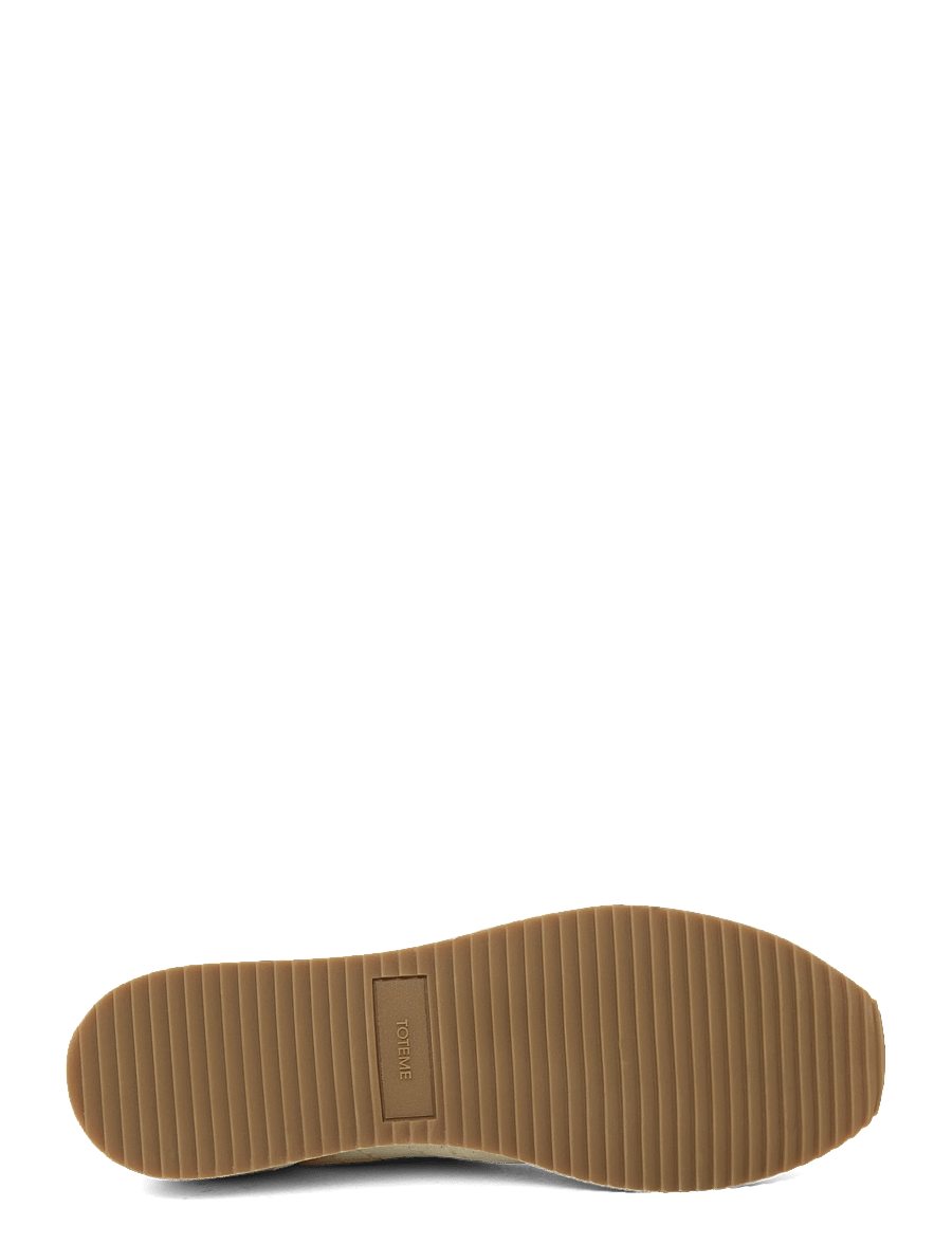 TOTEME - Flex Suede Sneakers - låga sneakers - white - 4