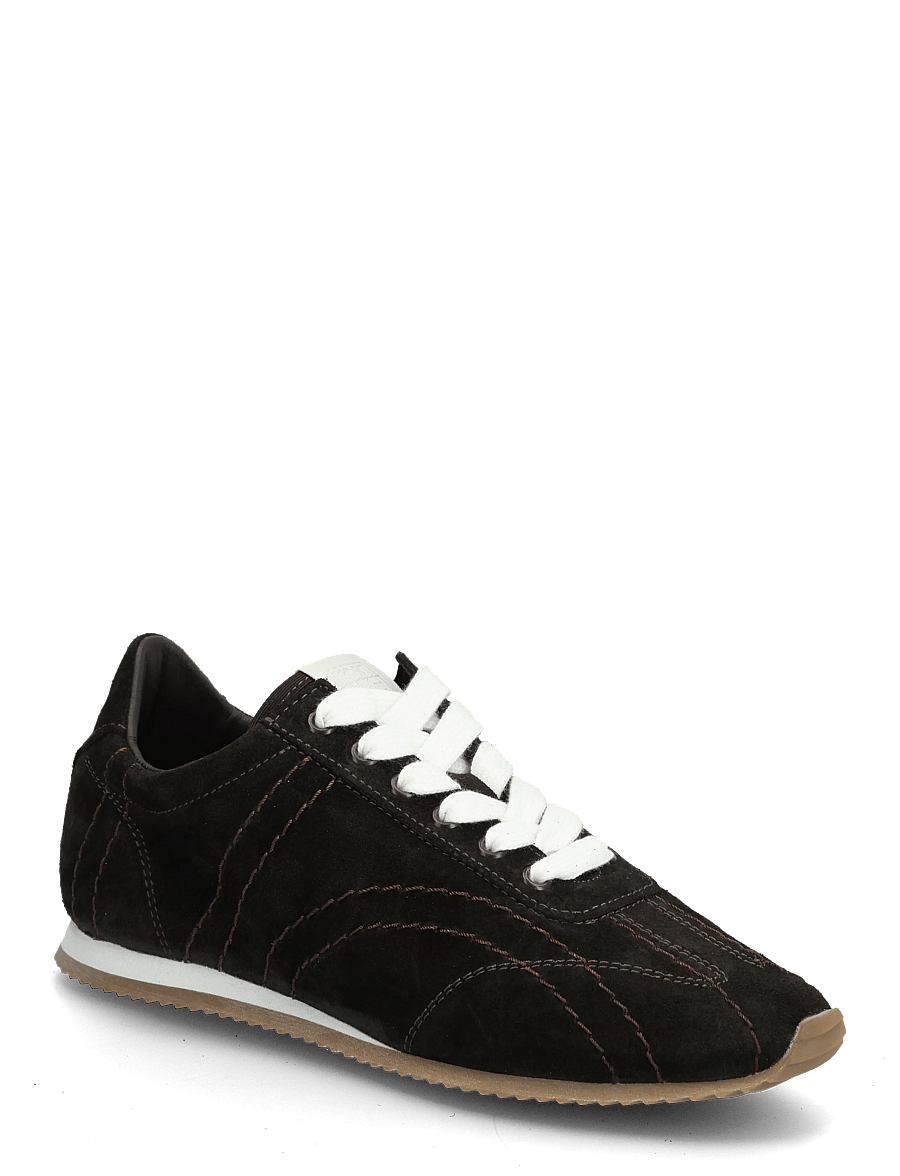 TOTEME - Flex Suede Sneakers - baskets basses - brown - 0