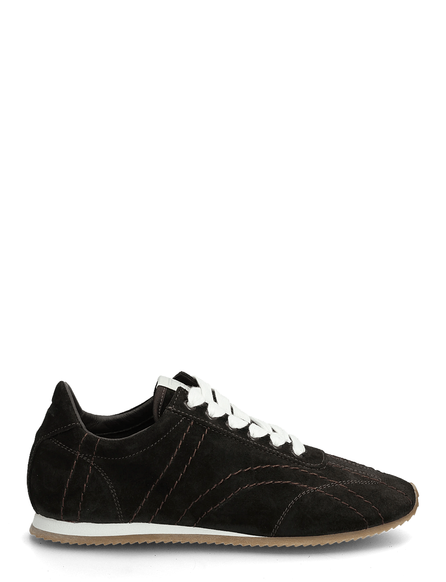 TOTEME - Flex Suede Sneakers - baskets basses - brown - 1