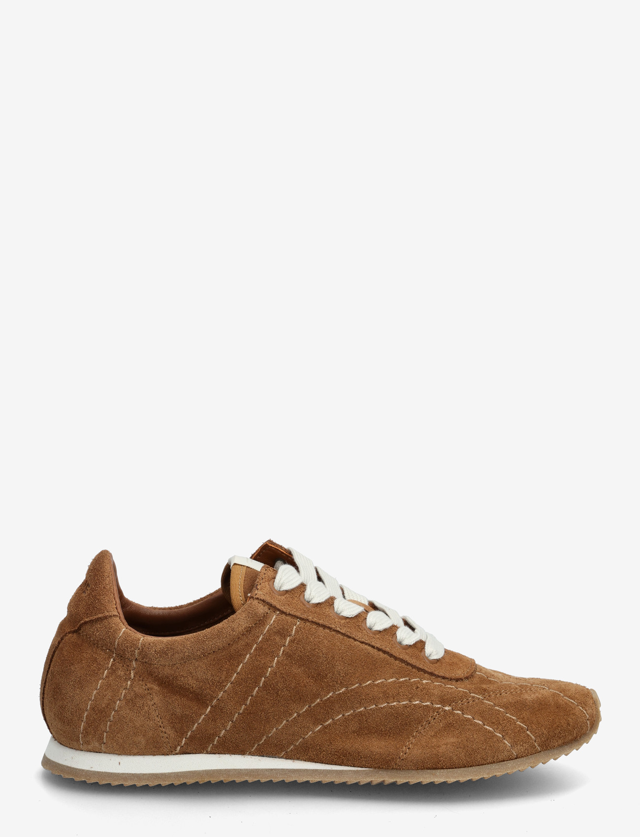 TOTEME - Flex Suede Sneakers - lave sneakers - brown - 1