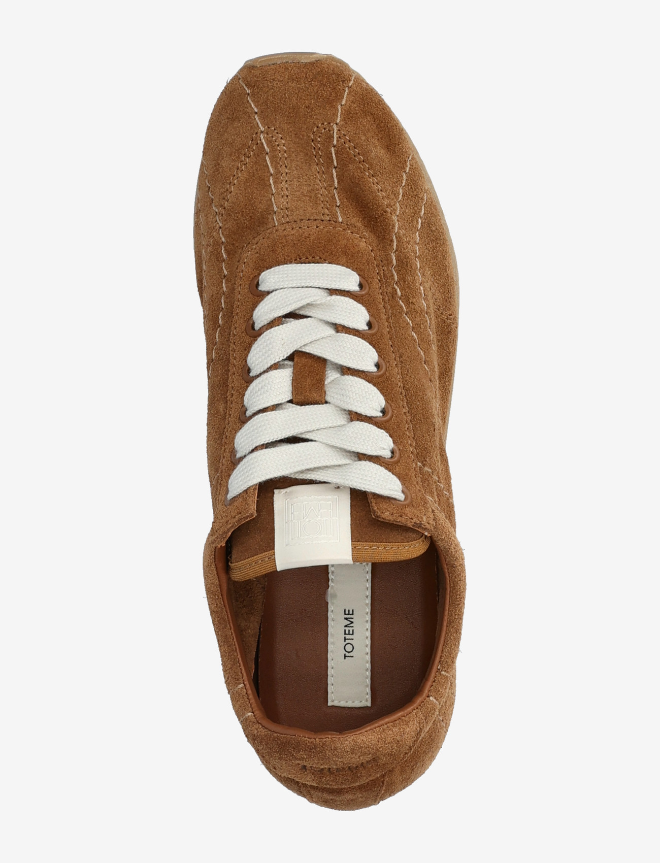 TOTEME - Flex Suede Sneakers - lave sneakers - brown - 3