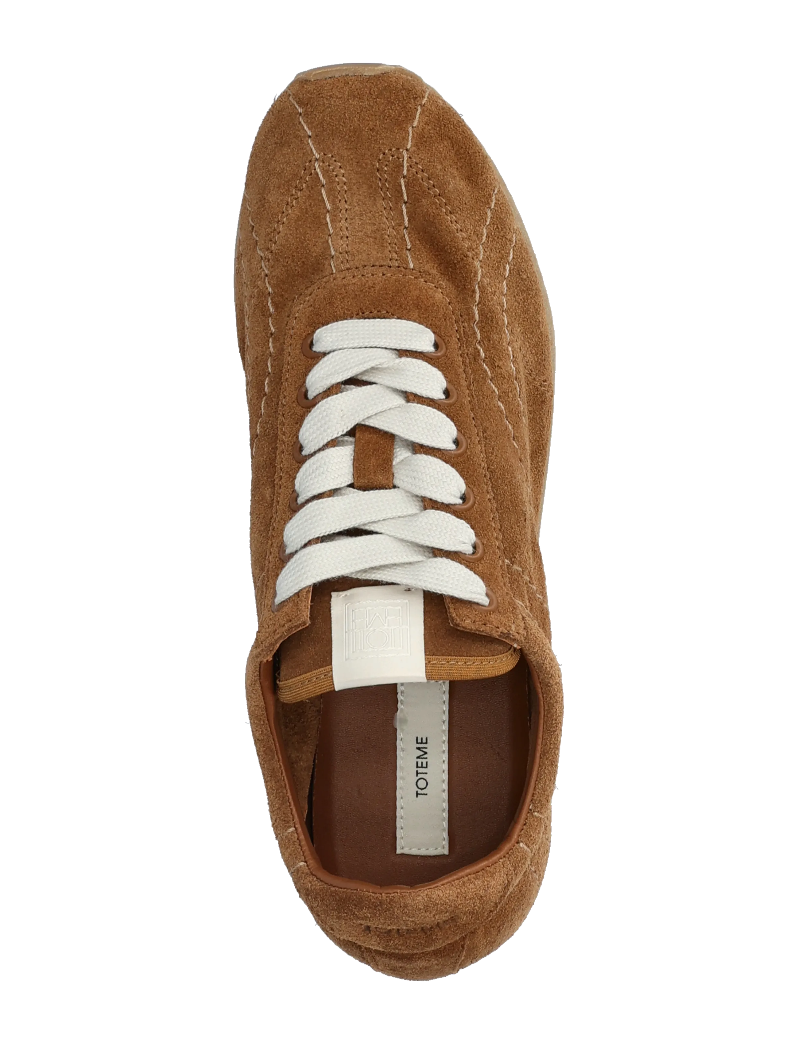 TOTEME - Flex Suede Sneakers - low top sneakers - brown - 3