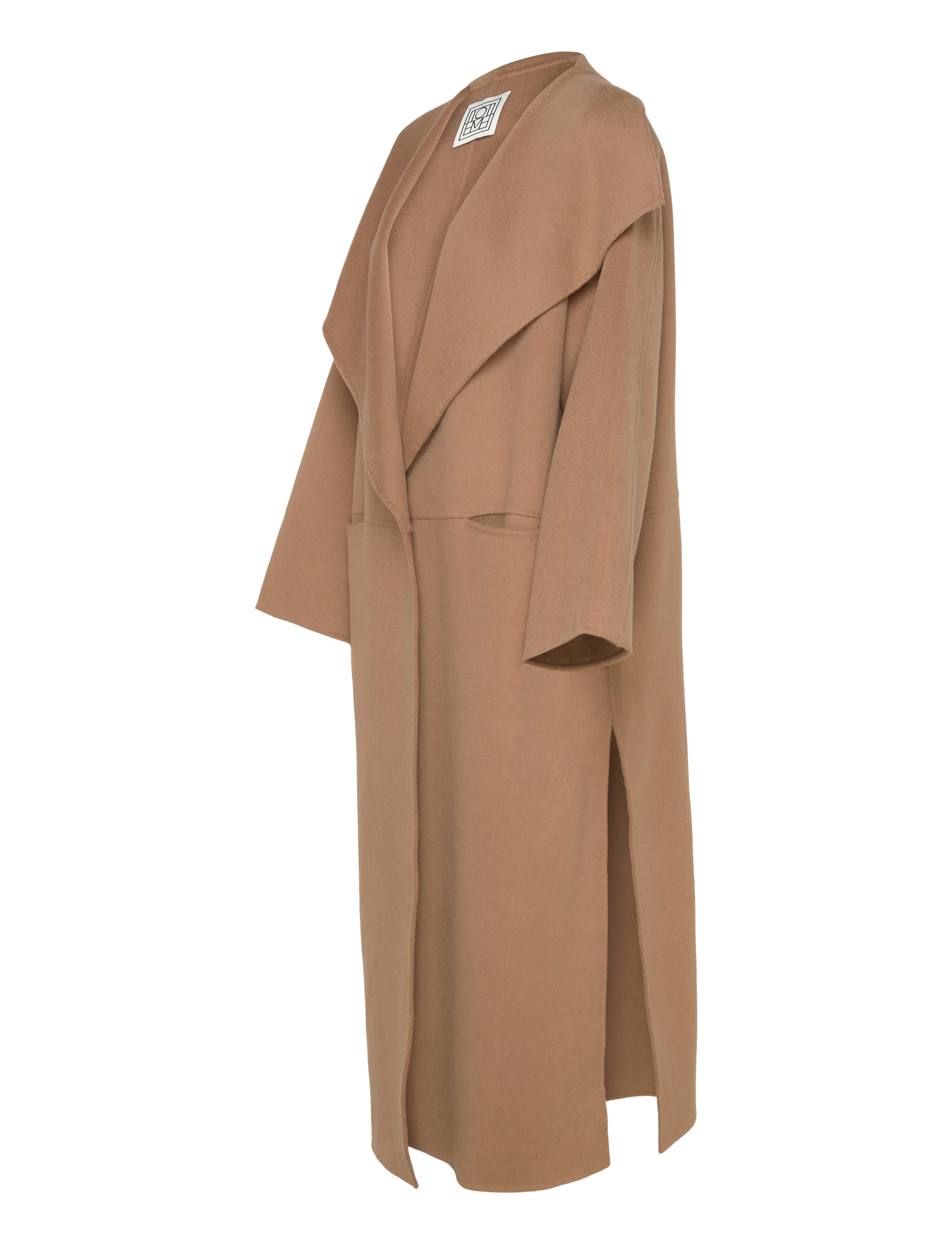 TOTEME - SIGNATURE WOOL CASHMERE COAT - vinterjakker - beige - 3