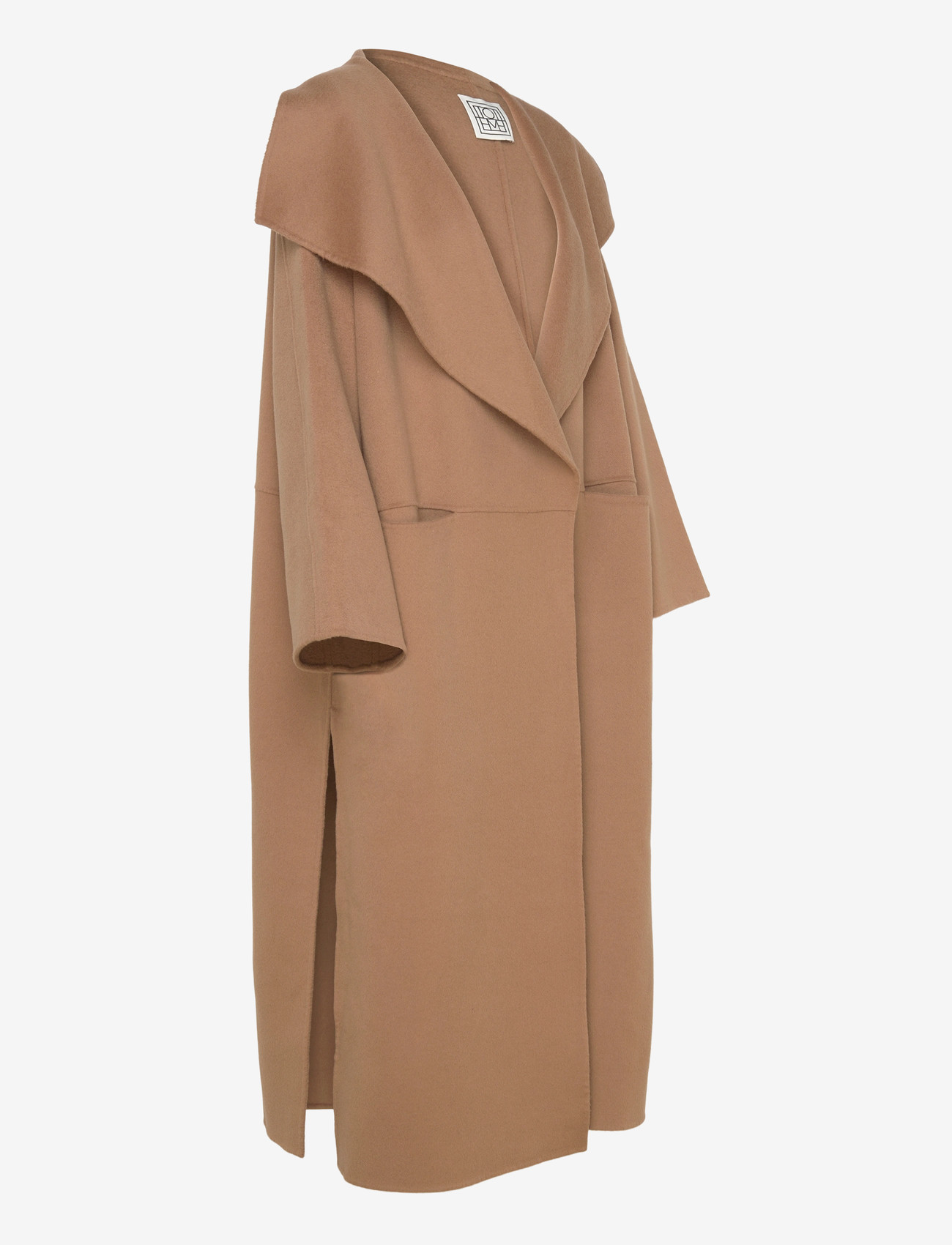 TOTEME - SIGNATURE WOOL CASHMERE COAT - winterjacken - beige - 3