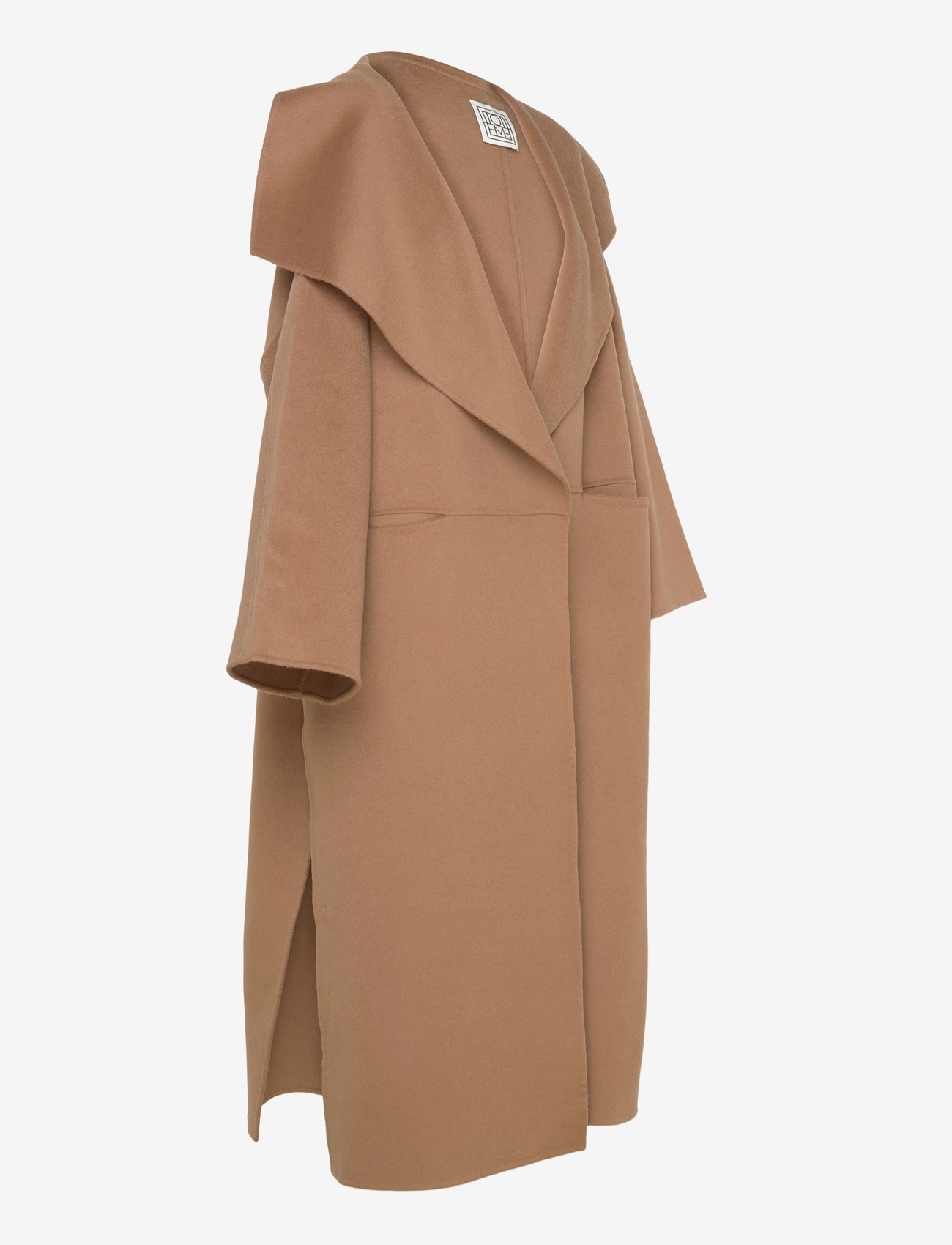 TOTEME - SIGNATURE WOOL CASHMERE COAT - winterjacken - beige - 5
