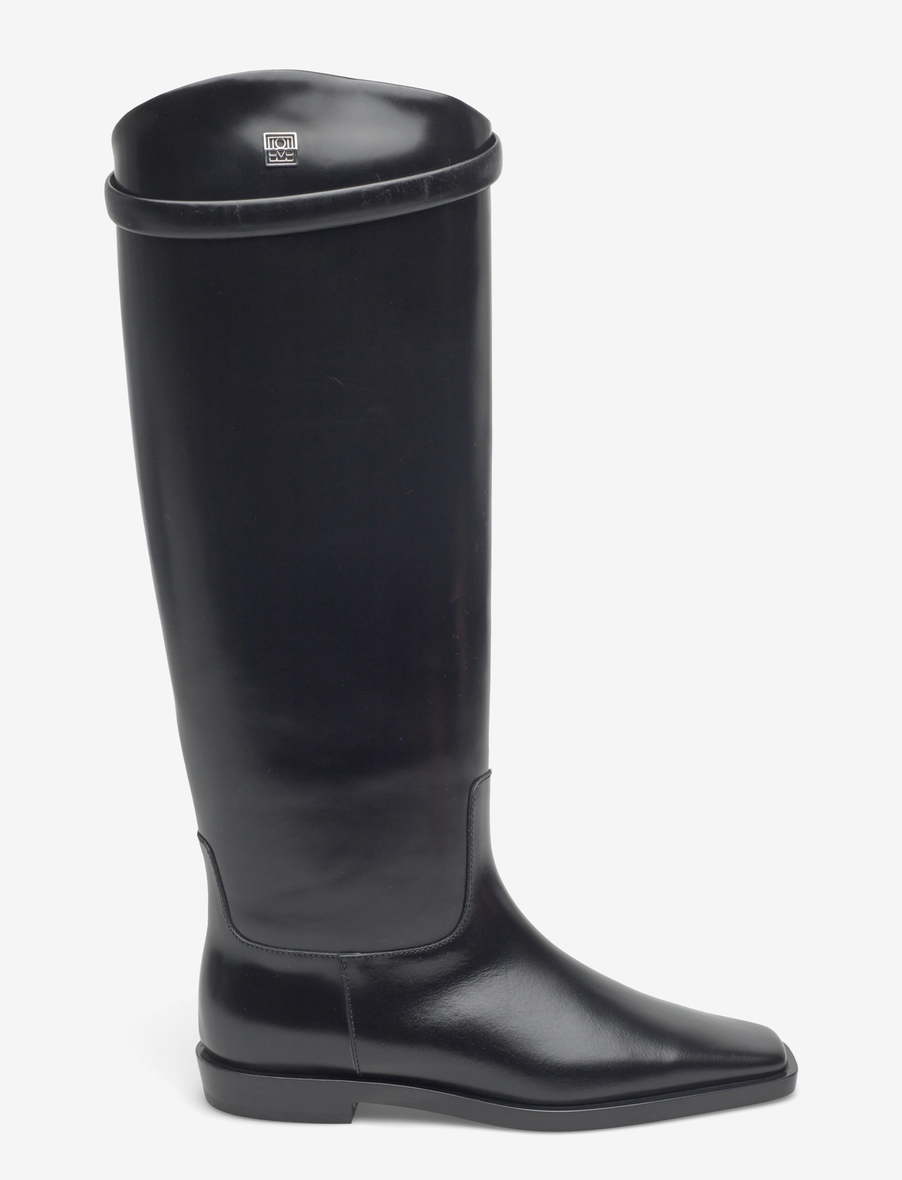 TOTEME - LEATHER RIDING BOOTS - long boots - black - 1