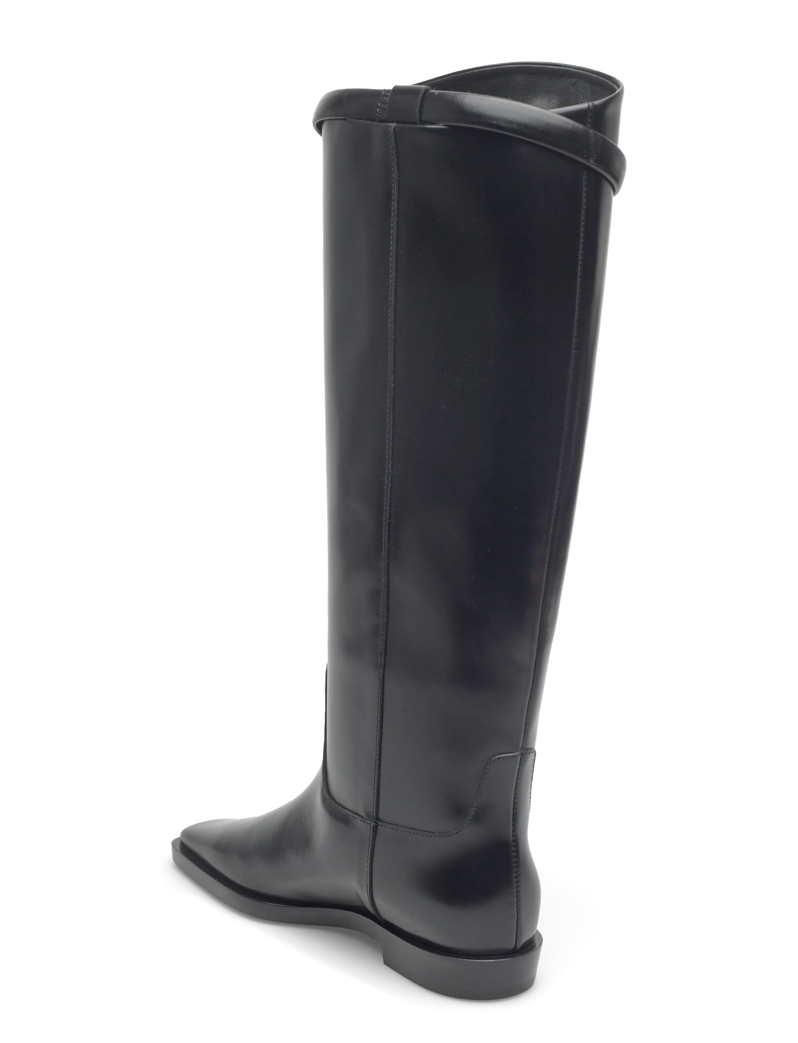 TOTEME - LEATHER RIDING BOOTS - höga stövlar - black - 2