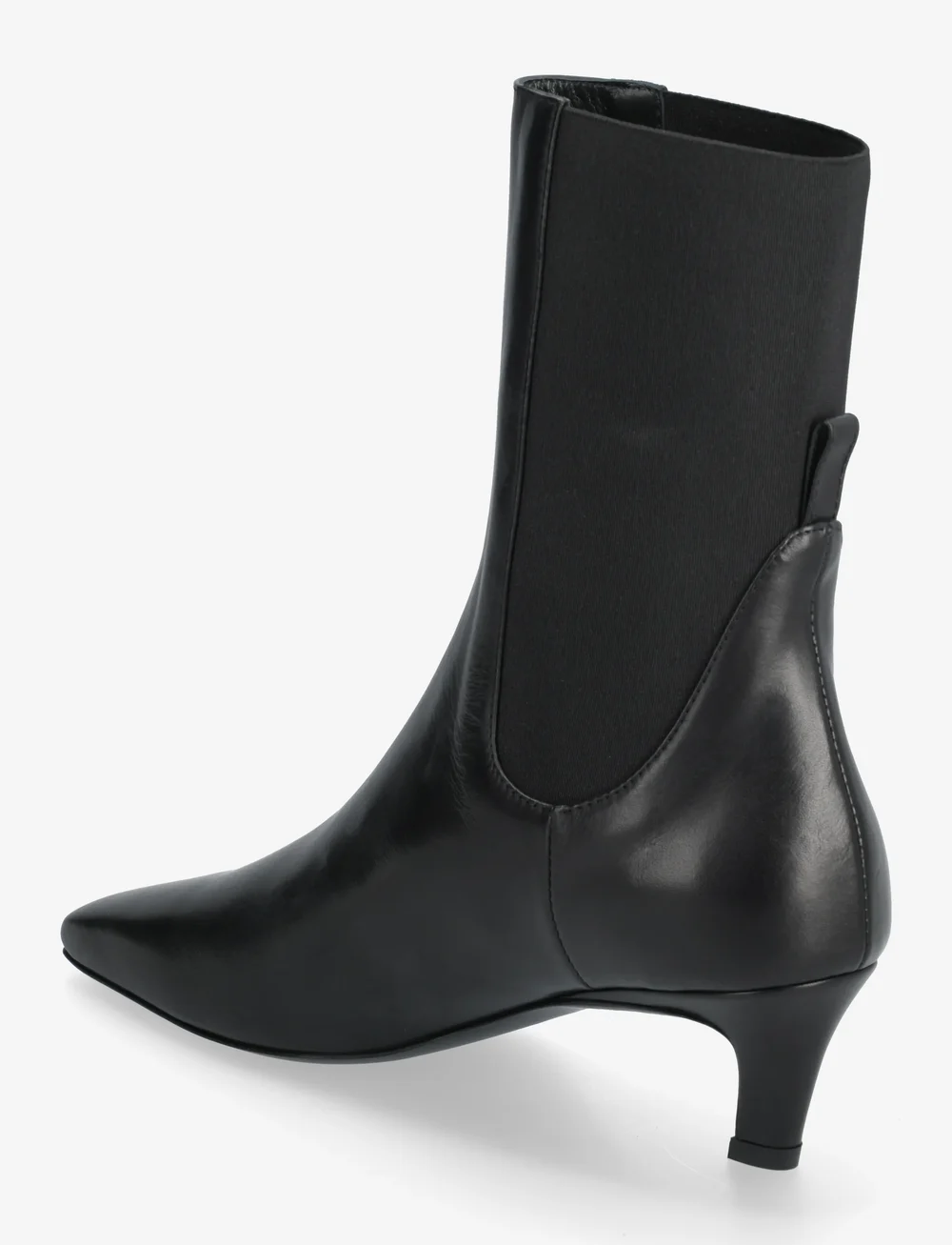 TOTEME - LEATHER MID- HEEL BOOTS - stövletter - black - 2
