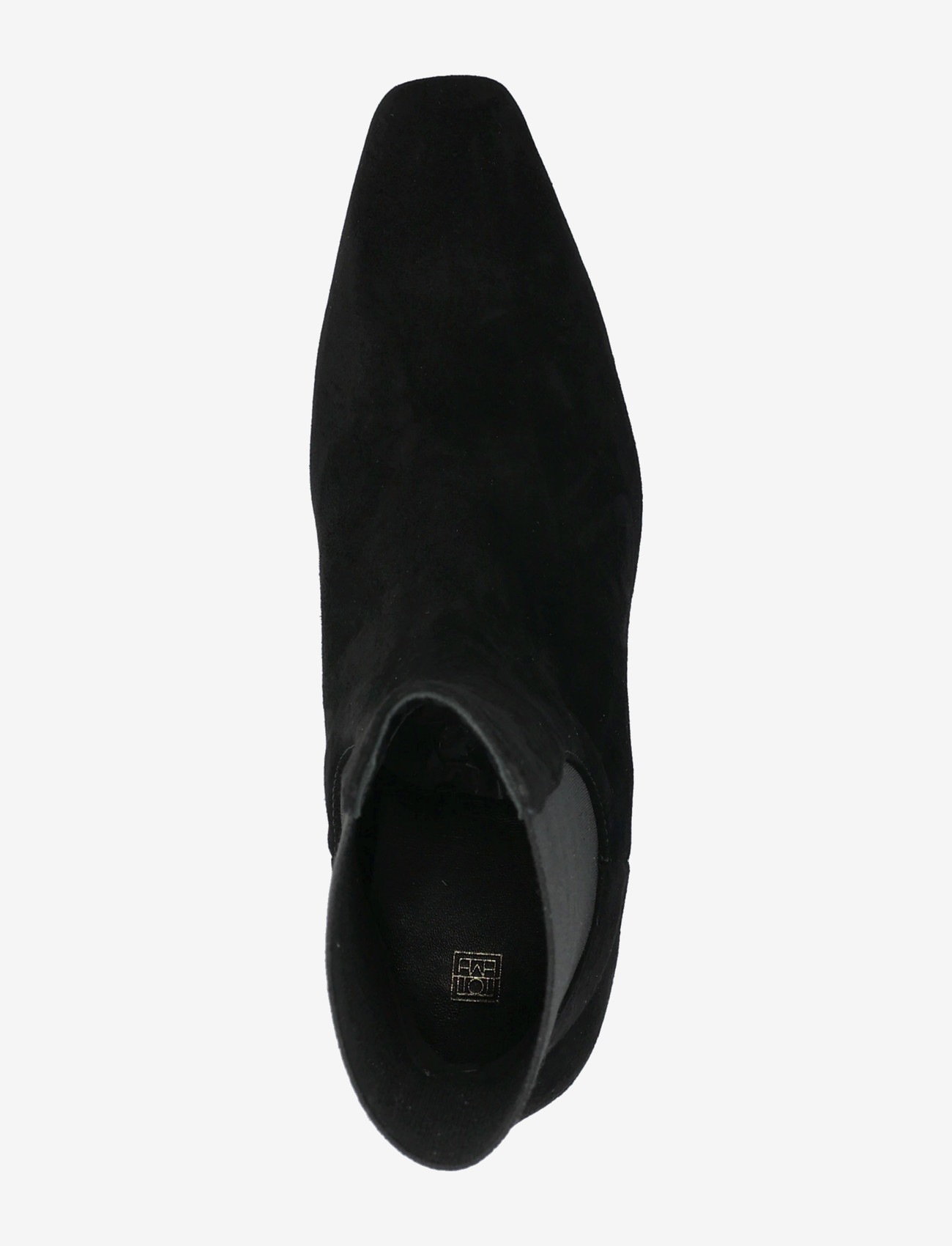 TOTEME - SUEDE MID- HEEL BOOTS - korolliset nilkkurit - black - 3