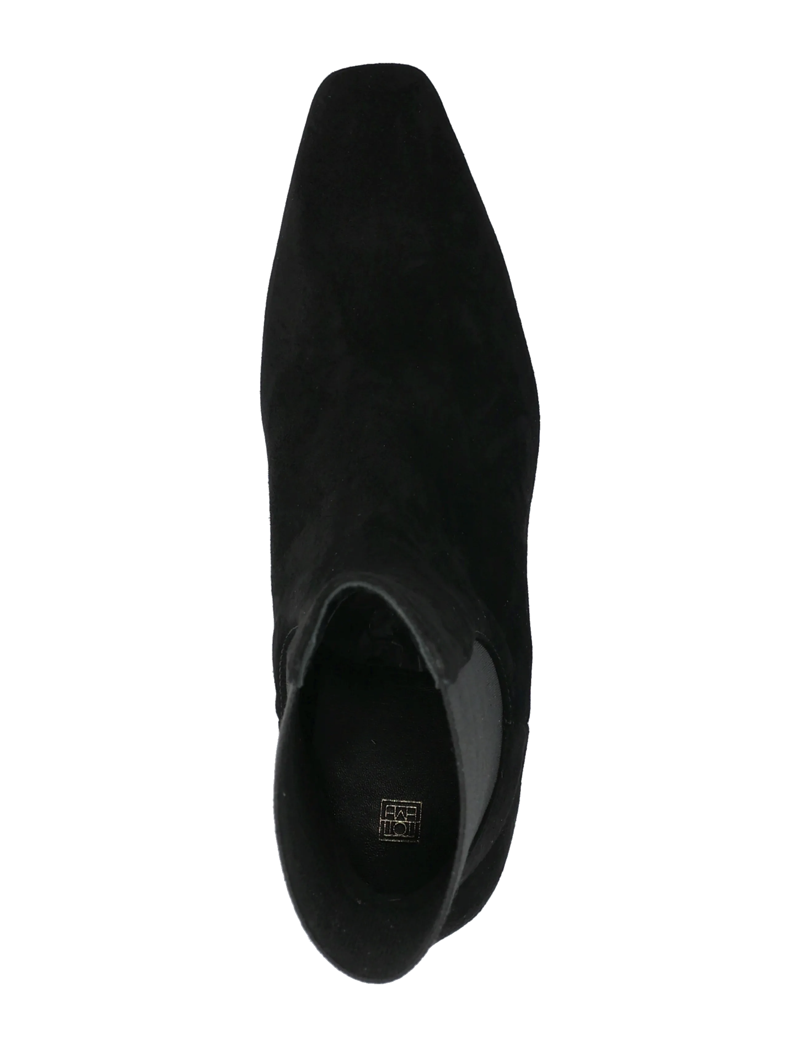 TOTEME - SUEDE MID- HEEL BOOTS - heeled ankle boots - black - 3