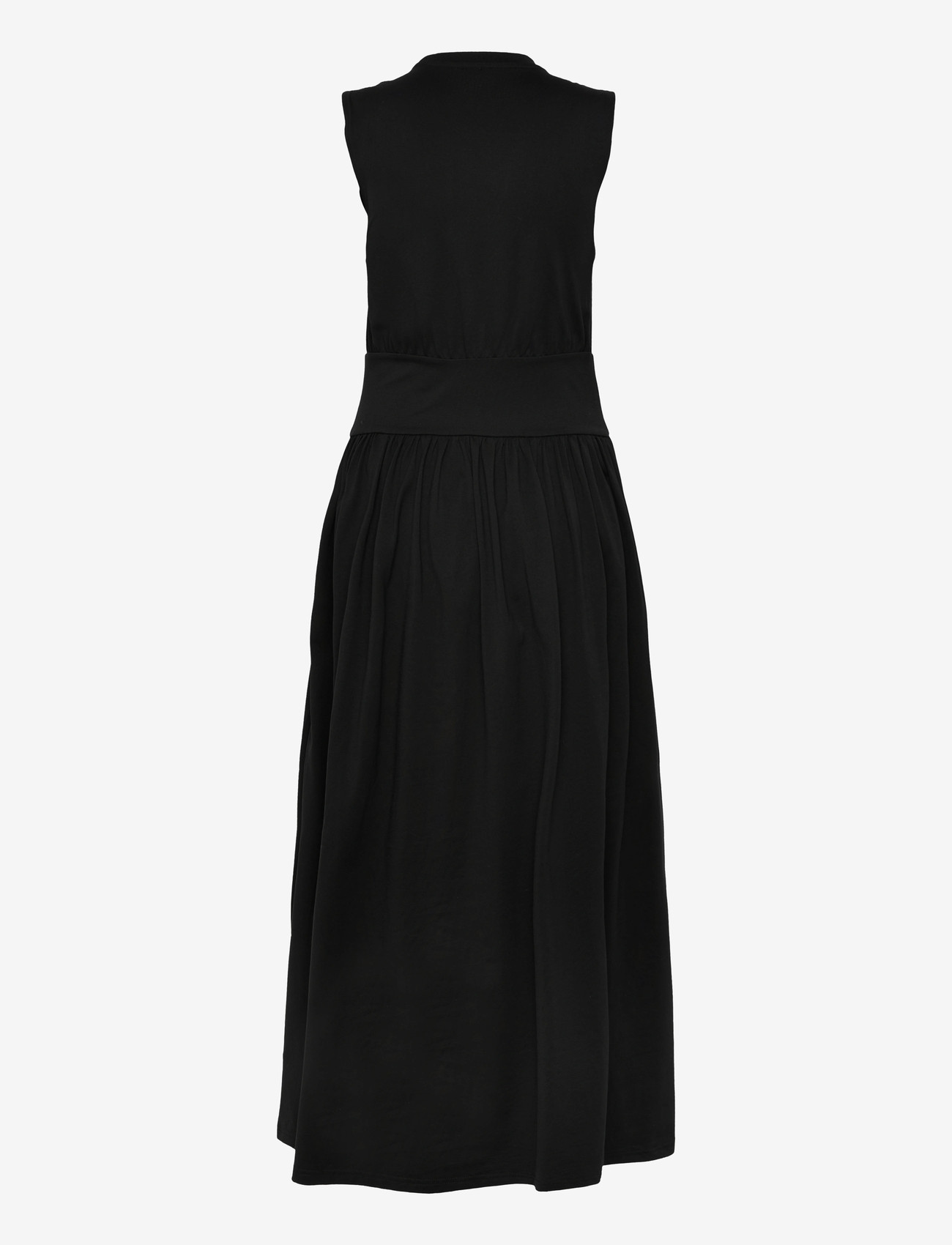 TOTEME - SLEEVELESS COTTON TEE DRESS - black - 1