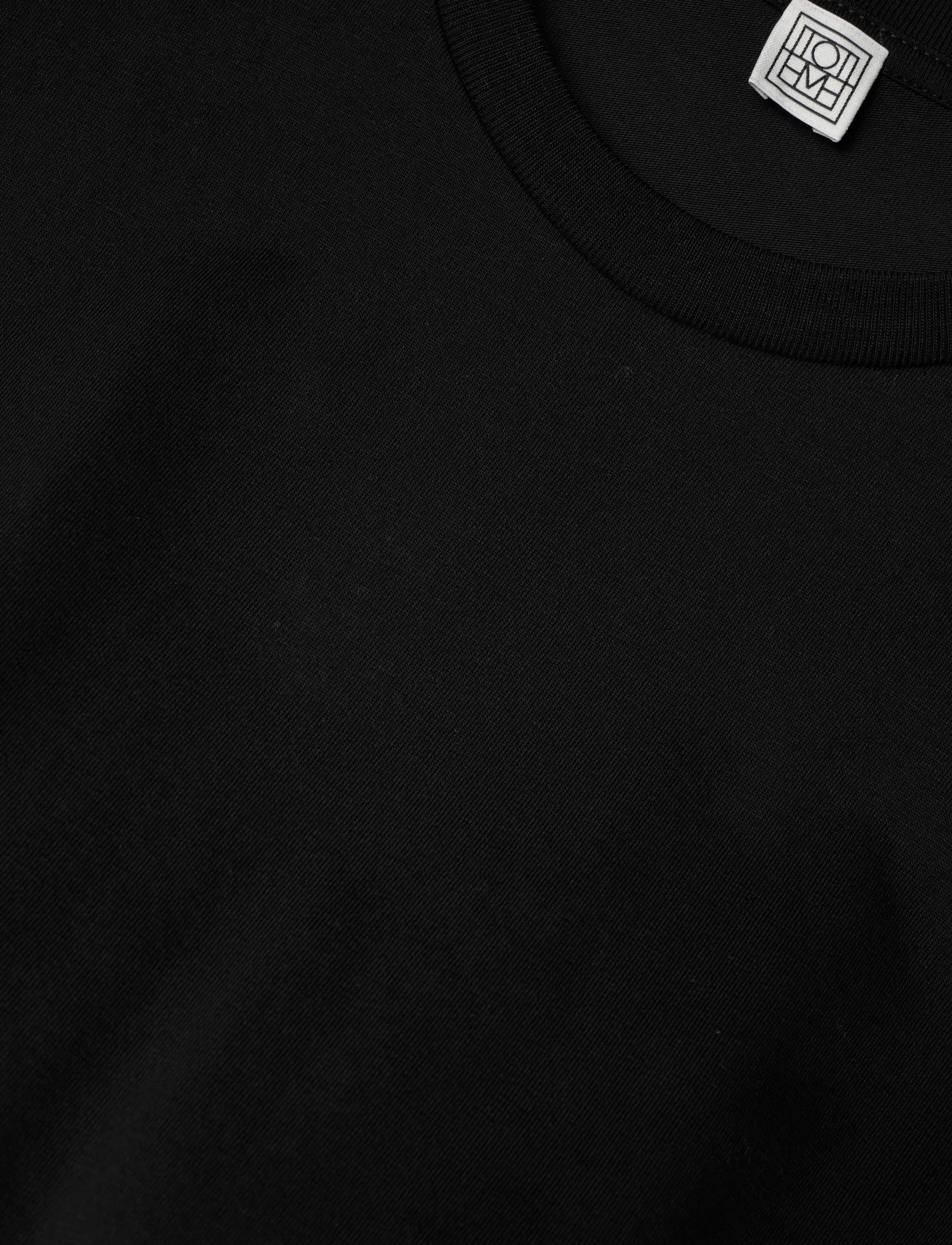 TOTEME - SLEEVELESS COTTON TEE DRESS - black - 2
