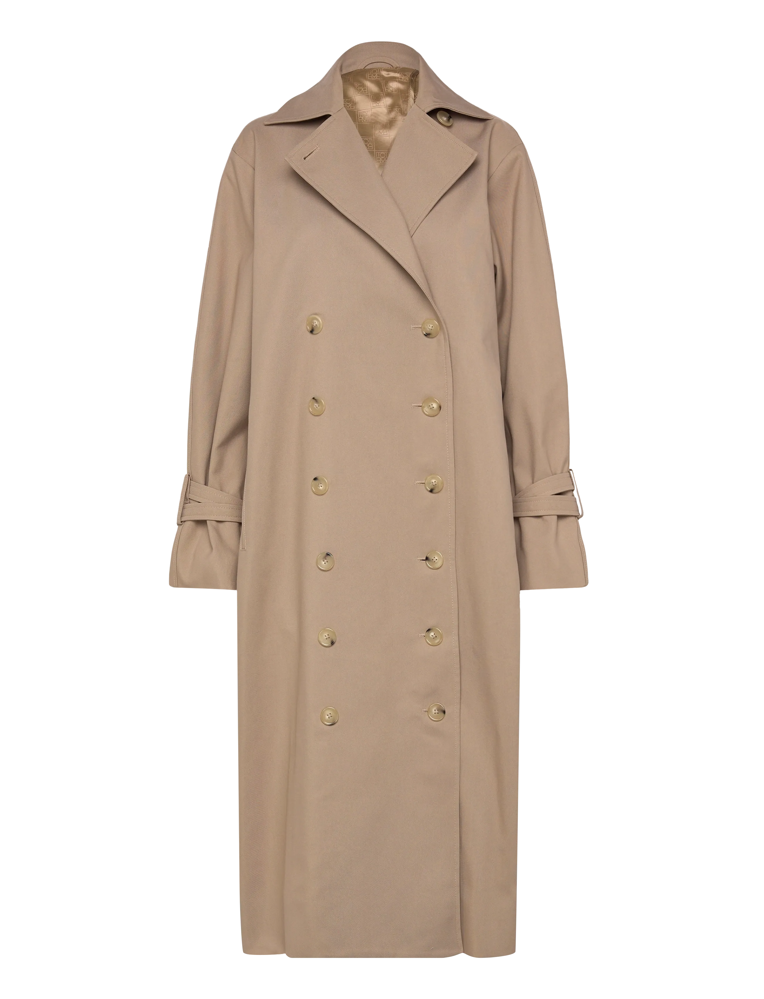 TOTEME TRENCH COAT - Dizainerių prekės - KHAKI / beige