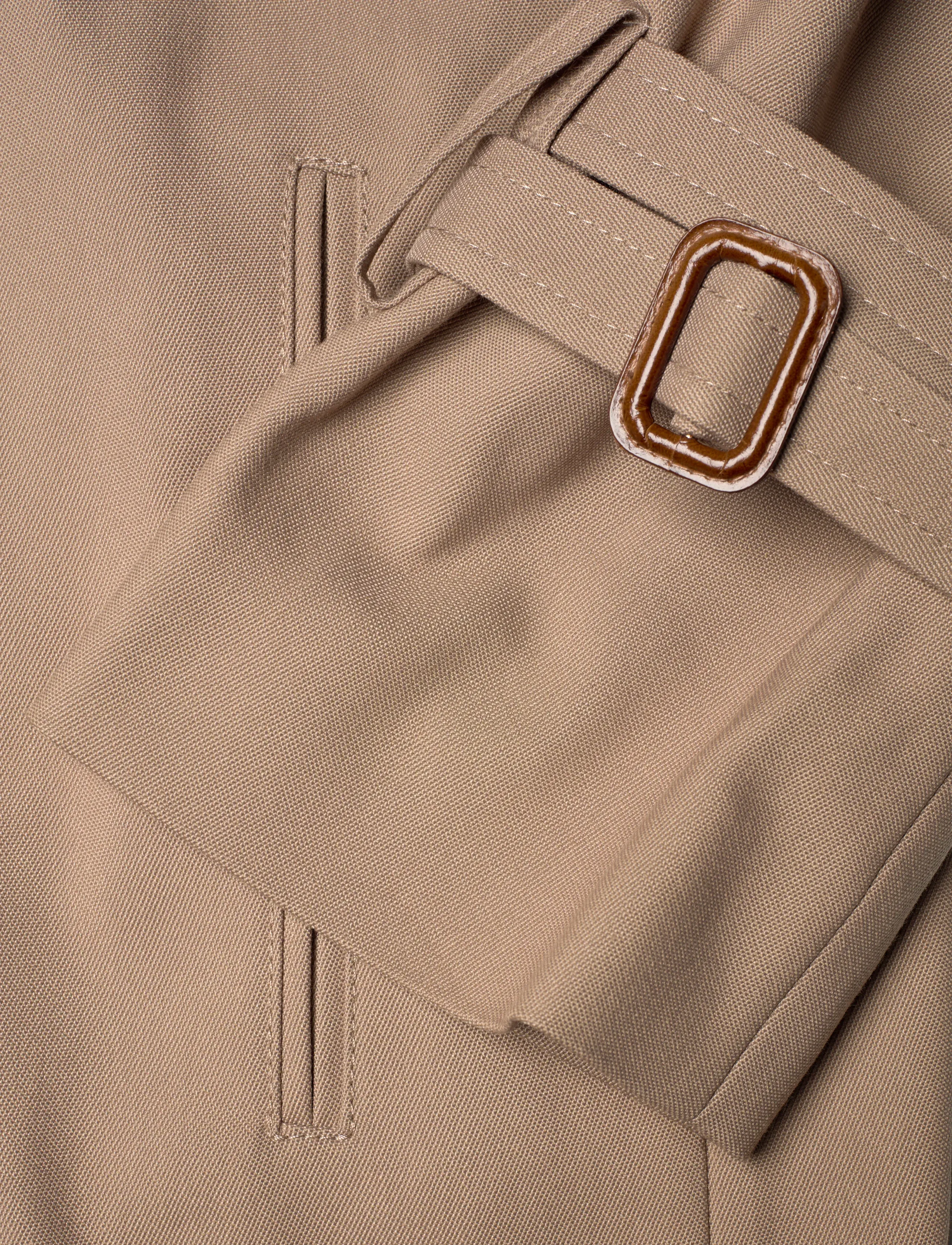 TOTEME - TRENCH COAT - khaki - 4