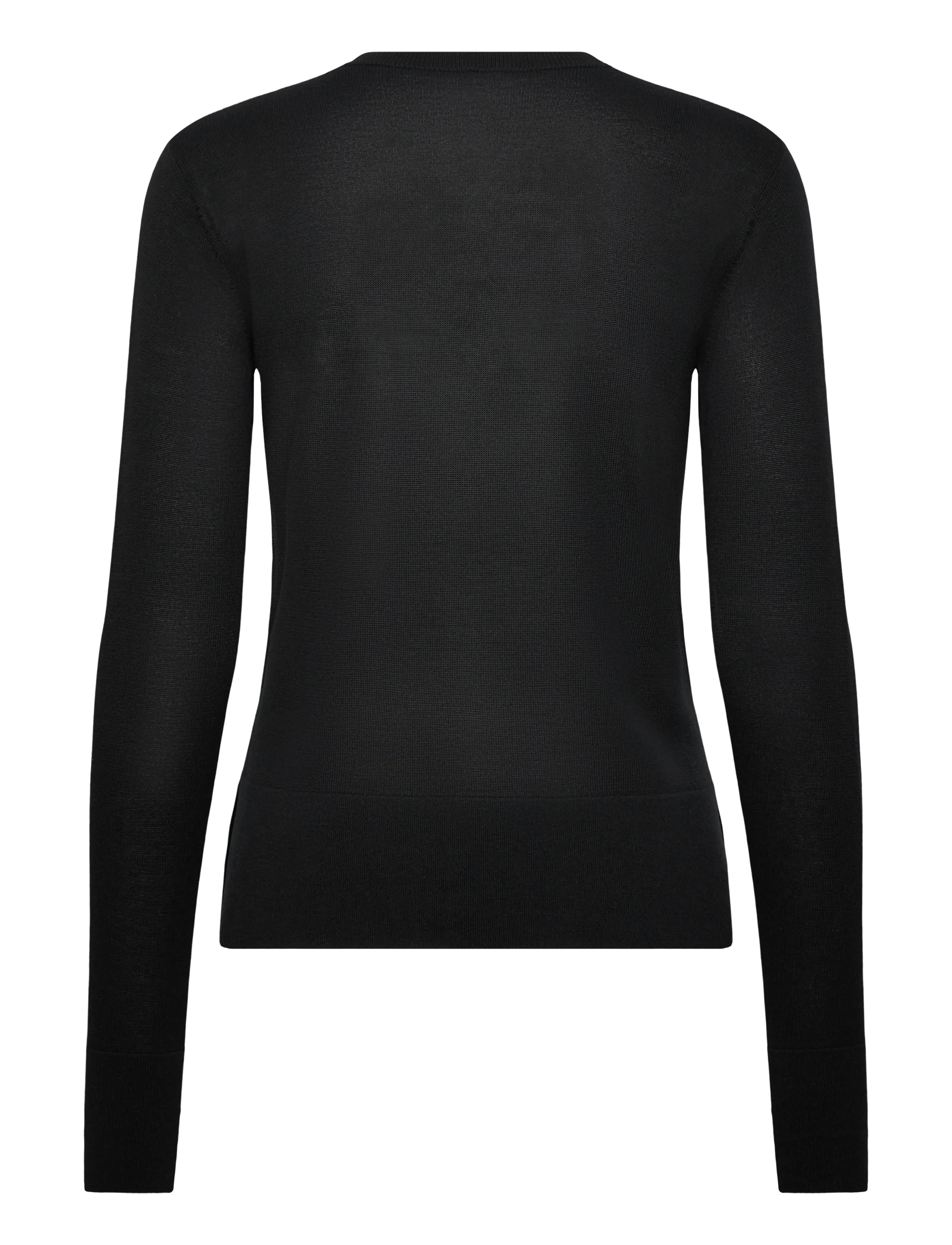 TOTEME - FINE KNIT CARDIGAN - cashmere - black - 1