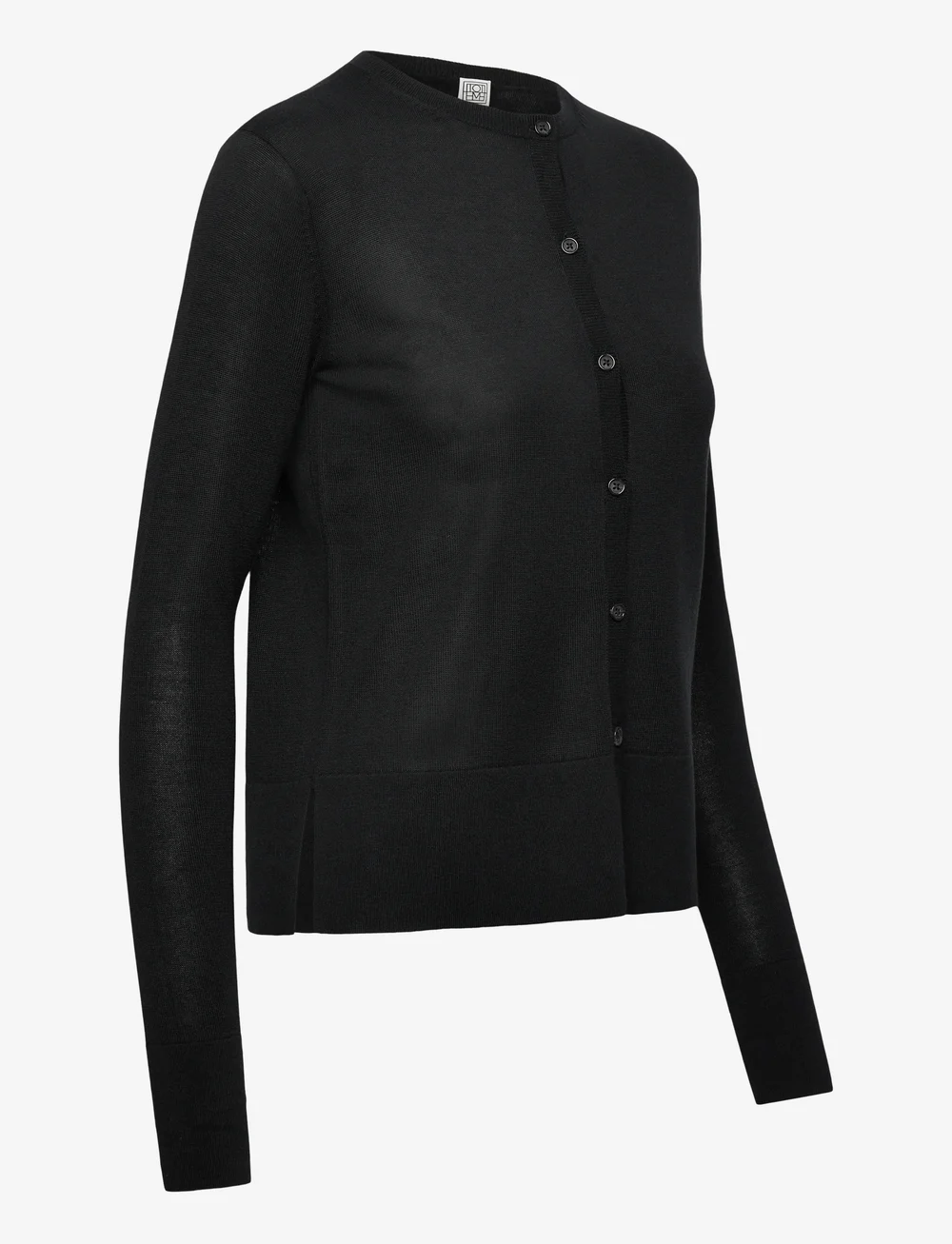 TOTEME - FINE KNIT CARDIGAN - kashmir - black - 3