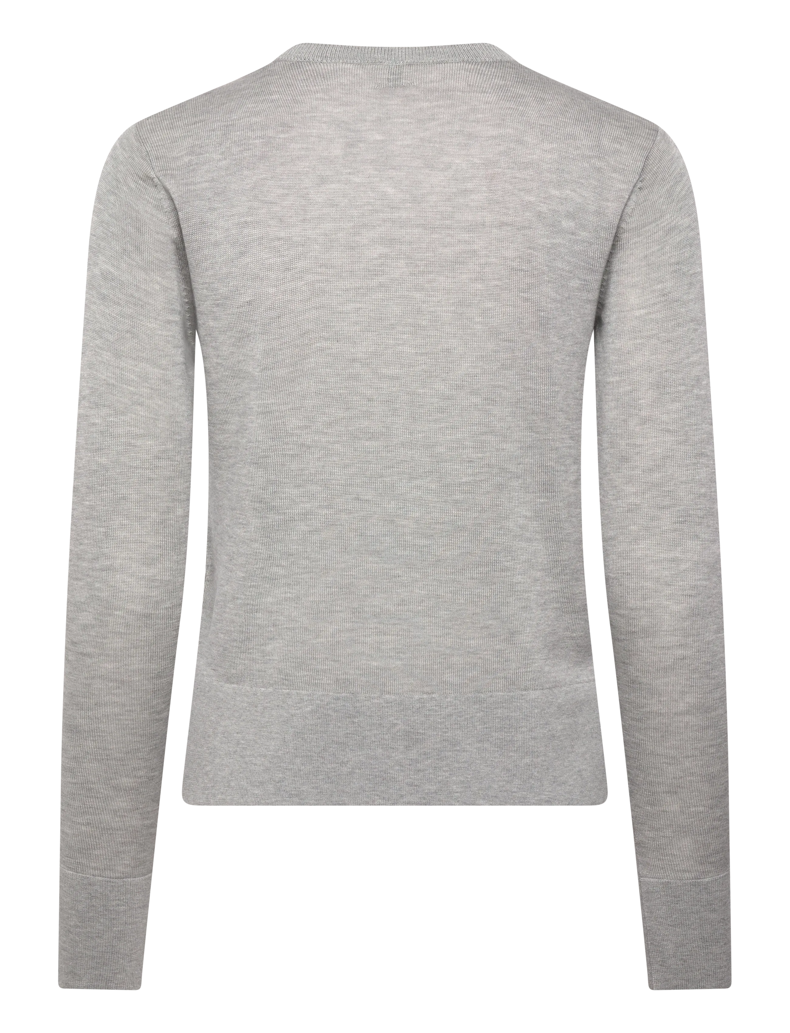 TOTEME - FINE KNIT CARDIGAN - grey melange - 1