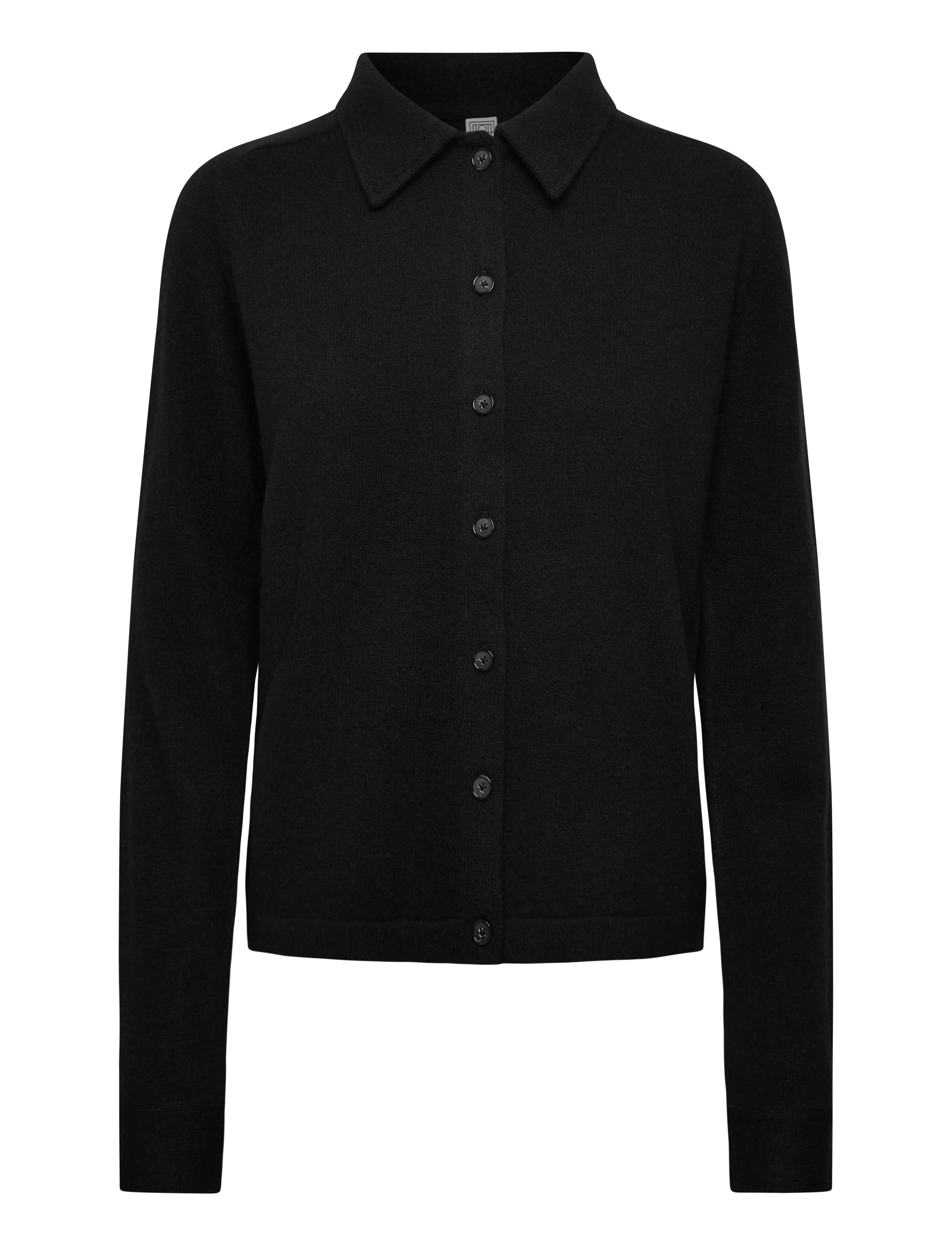 TOTEME RAGLAN- SLEEVE CASHMERE CARDIGAN - TOTEME - BLACK / black