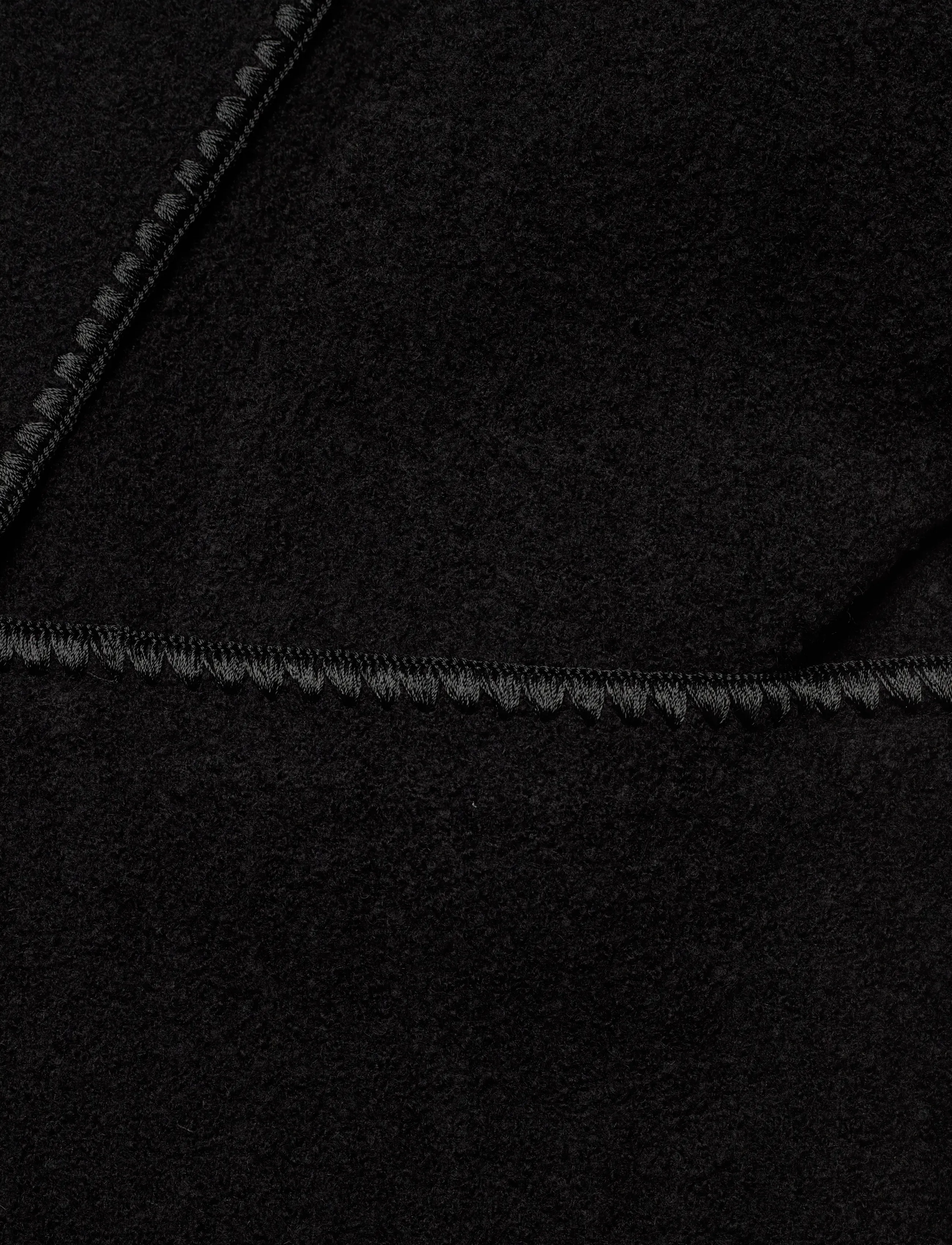 TOTEME - EMBROIDERED SCARF COAT - talvitakit - black - 5