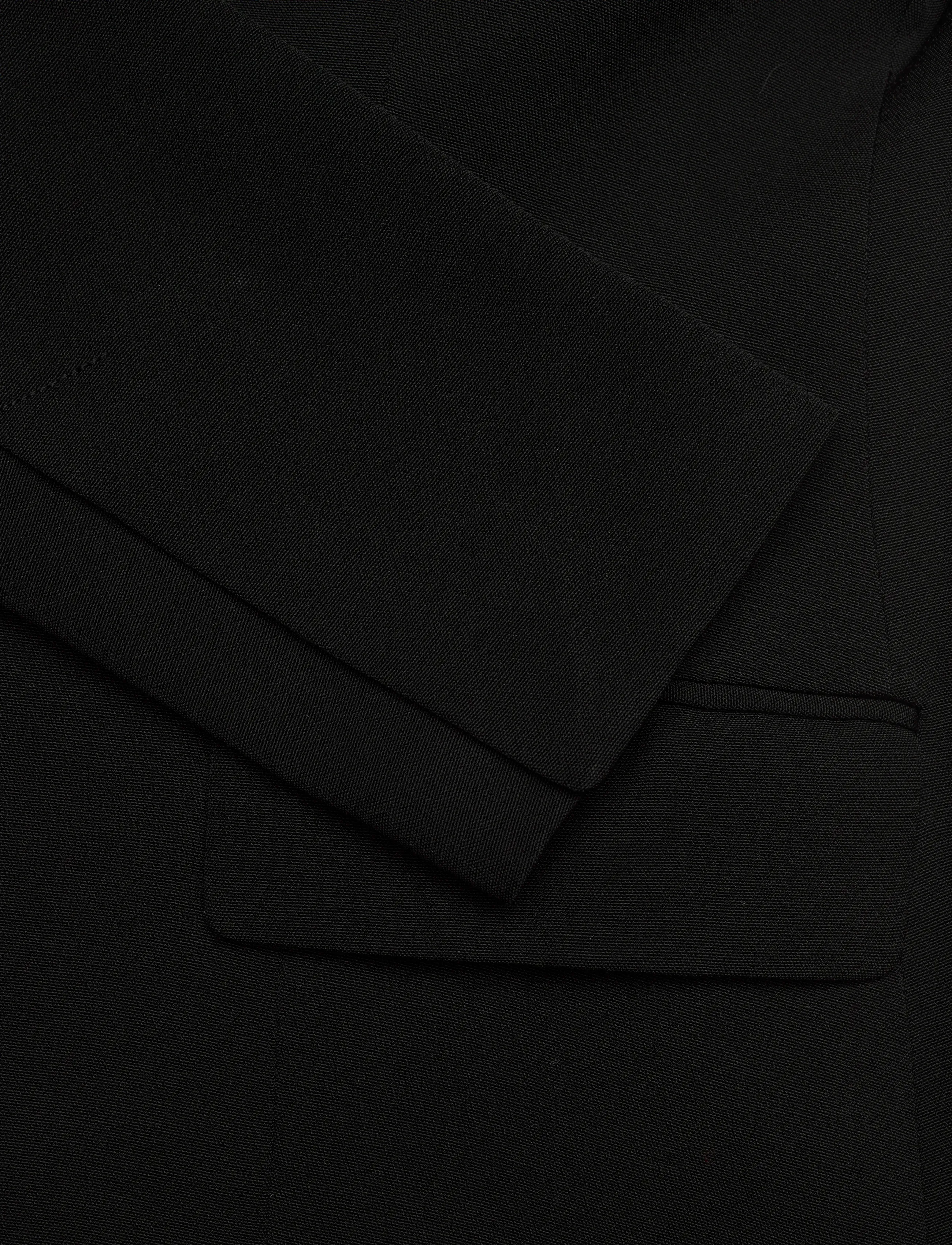 TOTEME - COLLARLESS EVENING JACKET - Ühes joones nööpidega bleiserid - black - 3