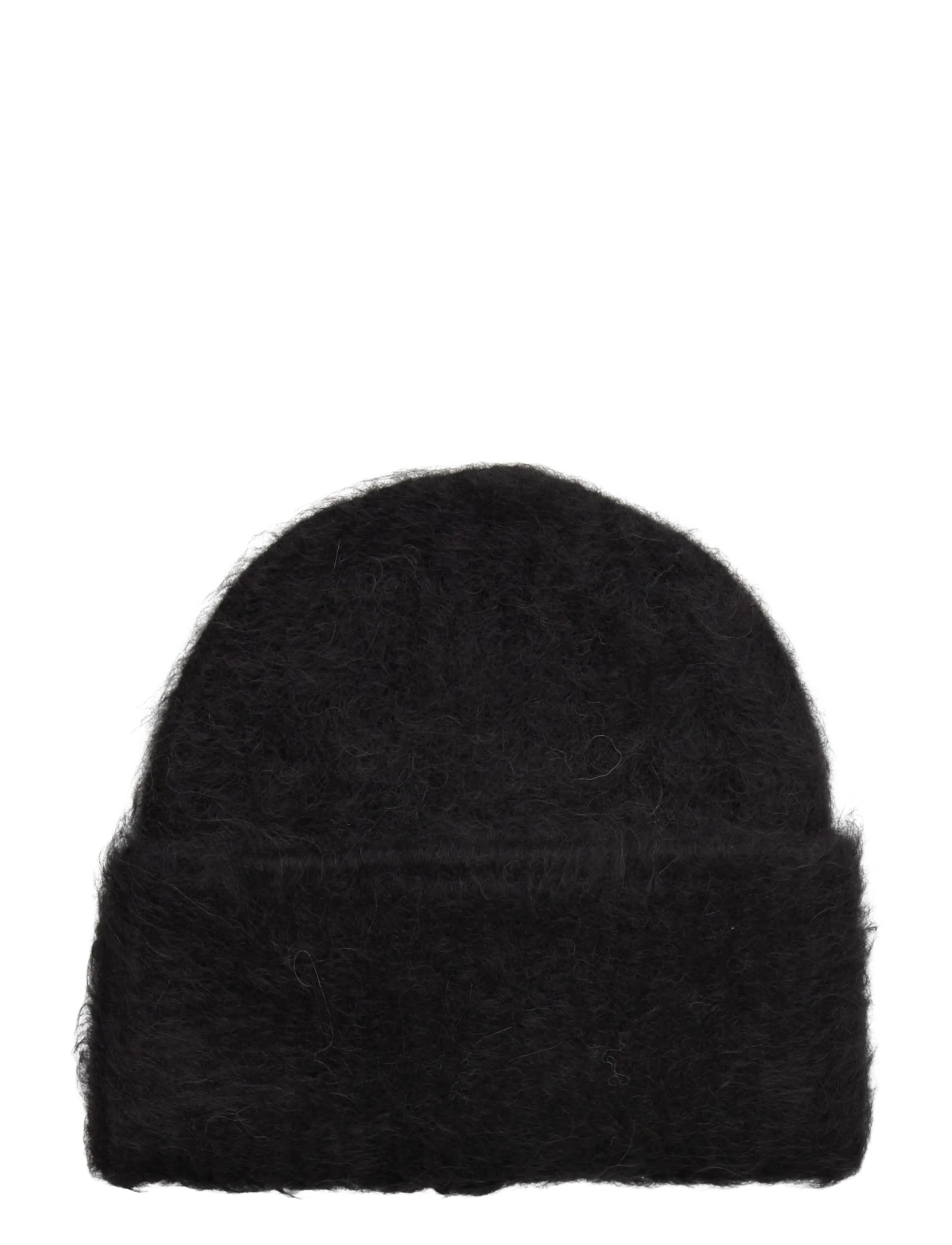 TOTEME ALPACA KNIT BEANIE - Transitional Layering - BLACK / black