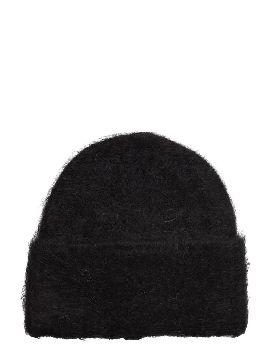 TOTEME - ALPACA KNIT BEANIE - beanie mütsid - black - 0