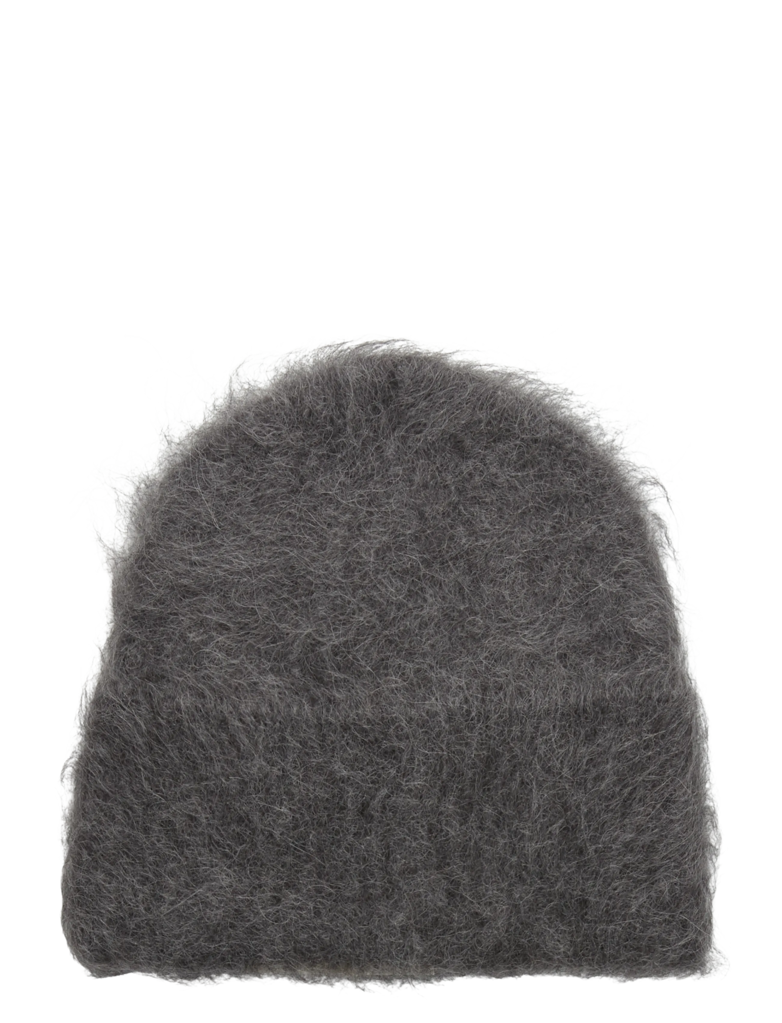 TOTEME - ALPACA KNIT BEANIE - mutsen & petten - dark grey melange - 1