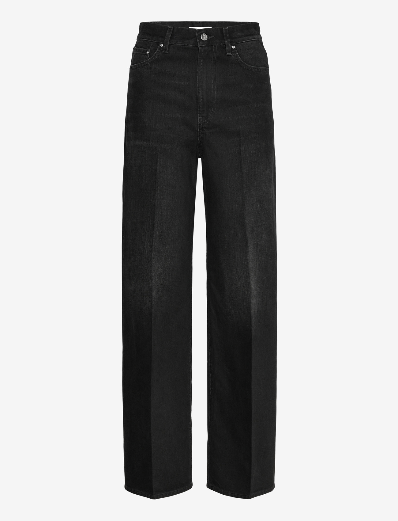 TOTEME - WIDE LEG DENIM - wide leg jeans - faded black - 0