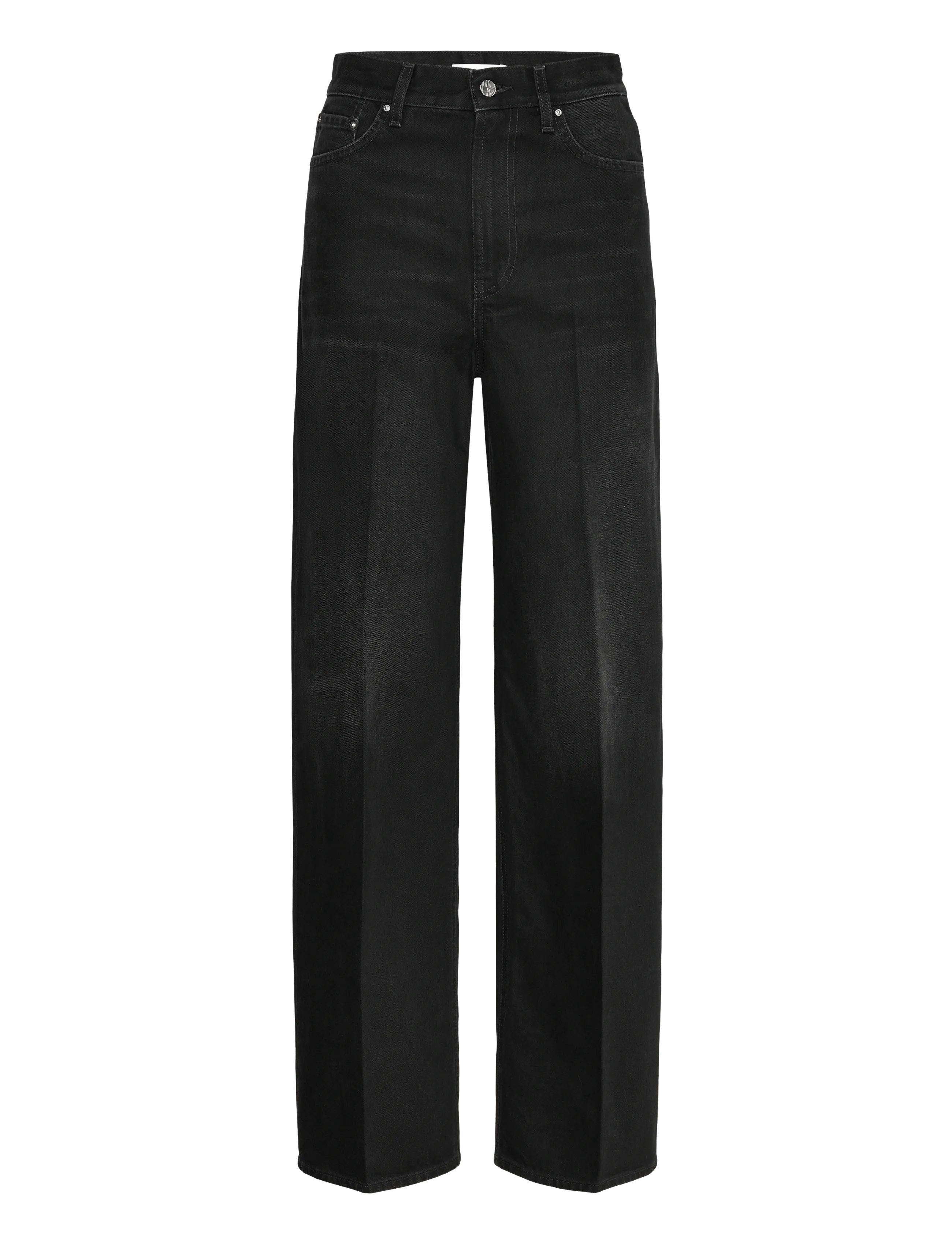 WIDE LEG DENIM - FADED BLACK