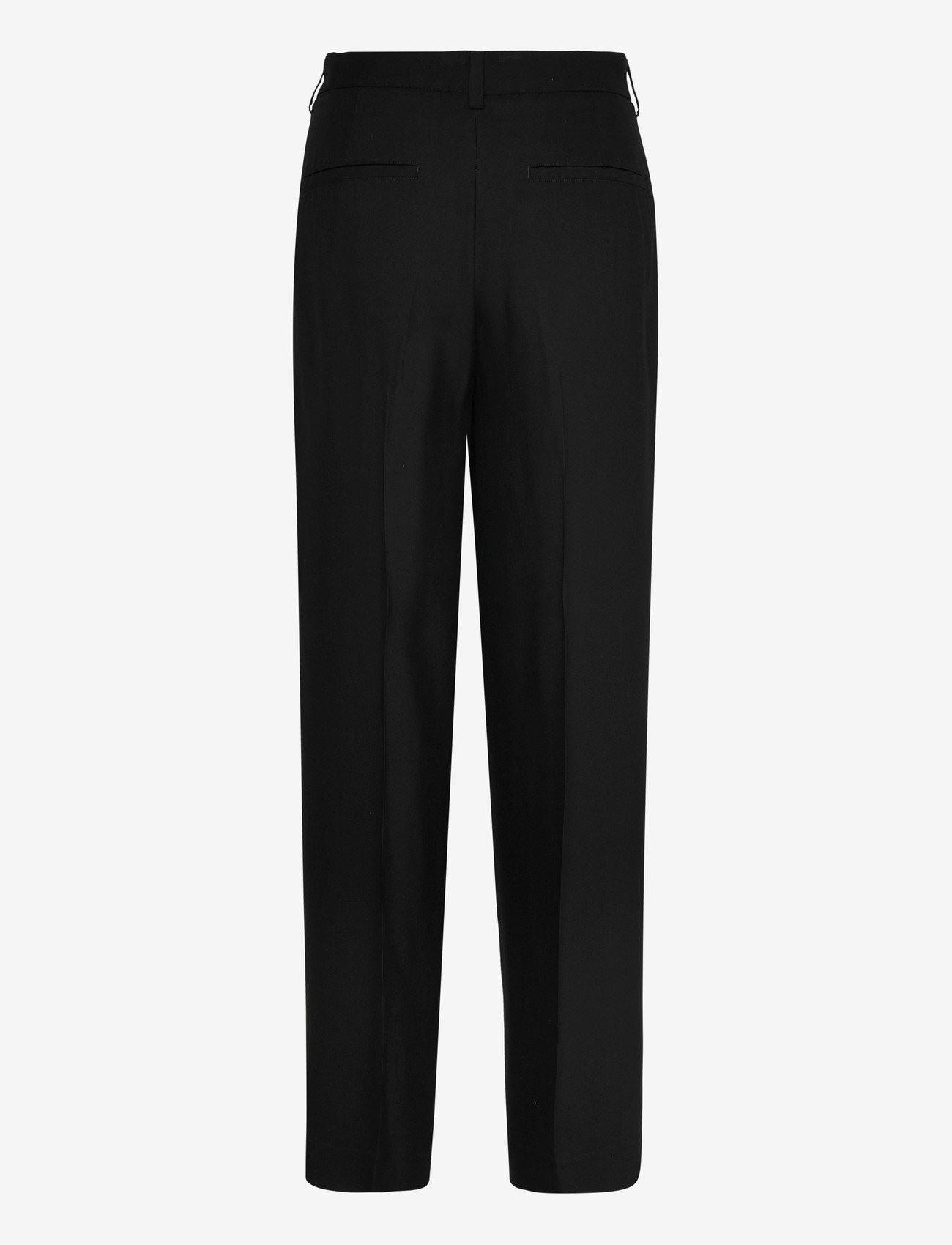 TOTEME - DOUBLE-PLEAT FLUID TROUSERS - bukser med lige ben - black - 1