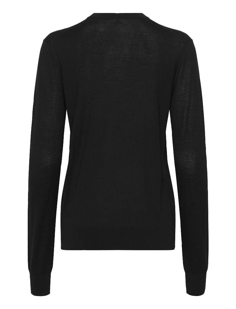 TOTEME - Fine Crew Knit sweater - tröjor - black - 1