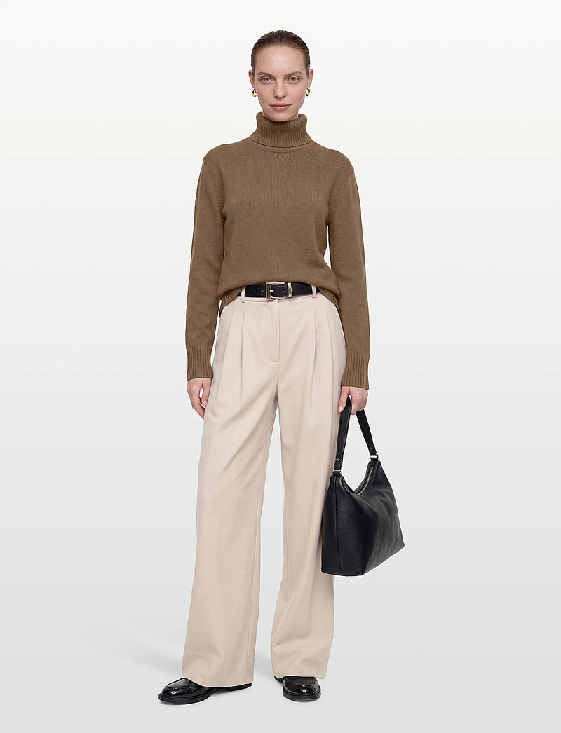 TOTEME - CASHMERE TURTLENECK - kaschmir - beige - 0