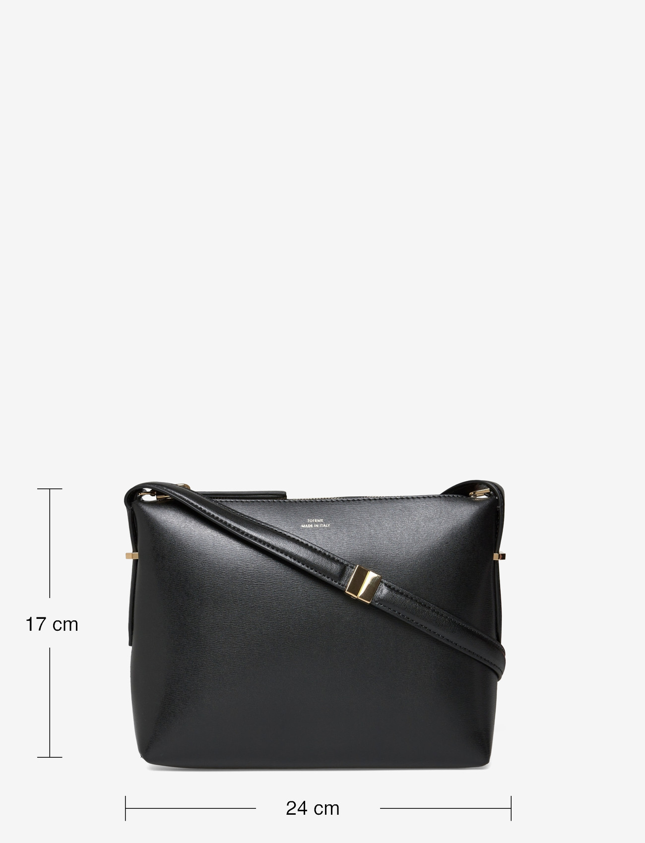 TOTEME - BEVEL LEATHER WRISTLET - black - 3