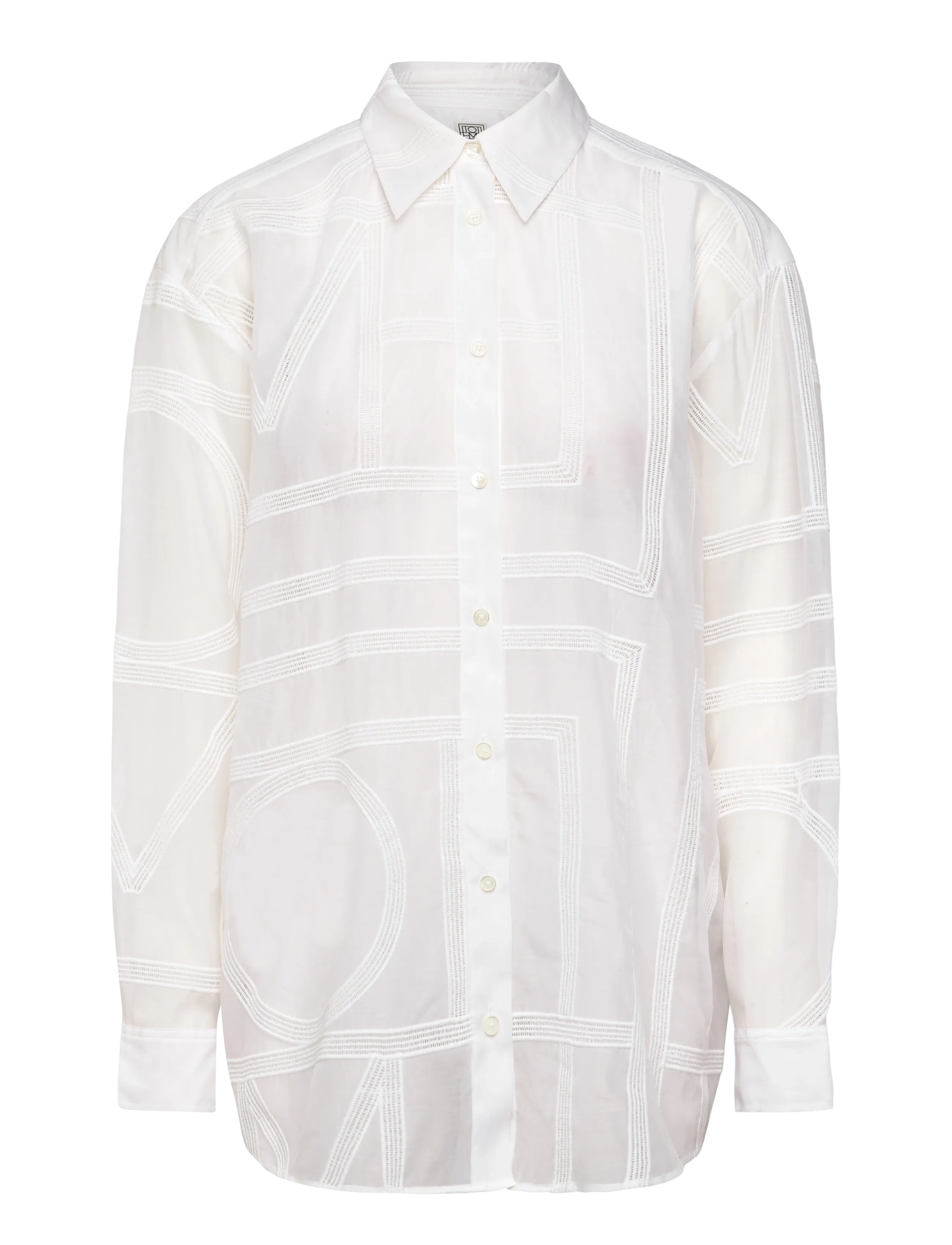 CLASSIC CROCHET SHIRT - WHITE