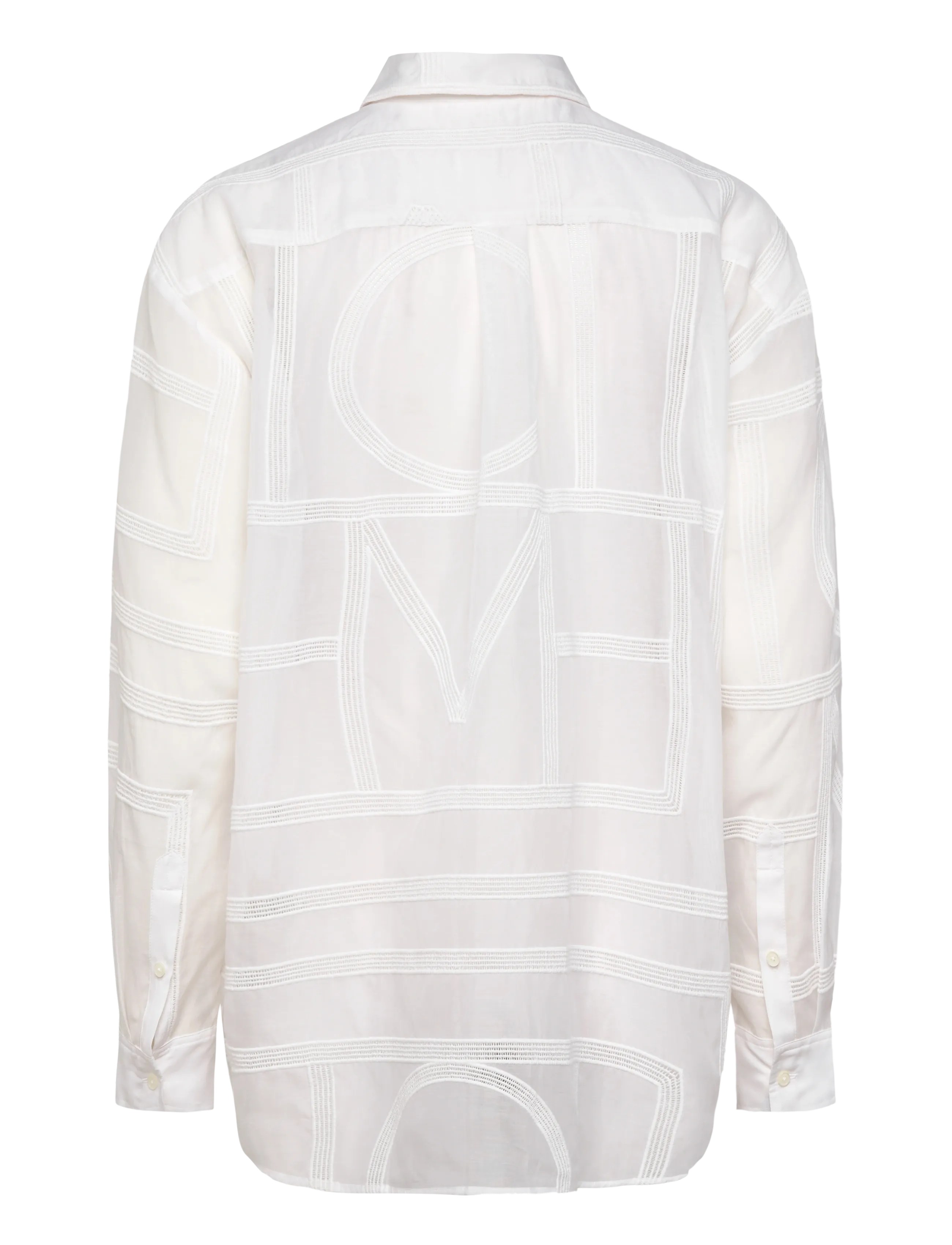 TOTEME - CLASSIC CROCHET SHIRT - white - 1