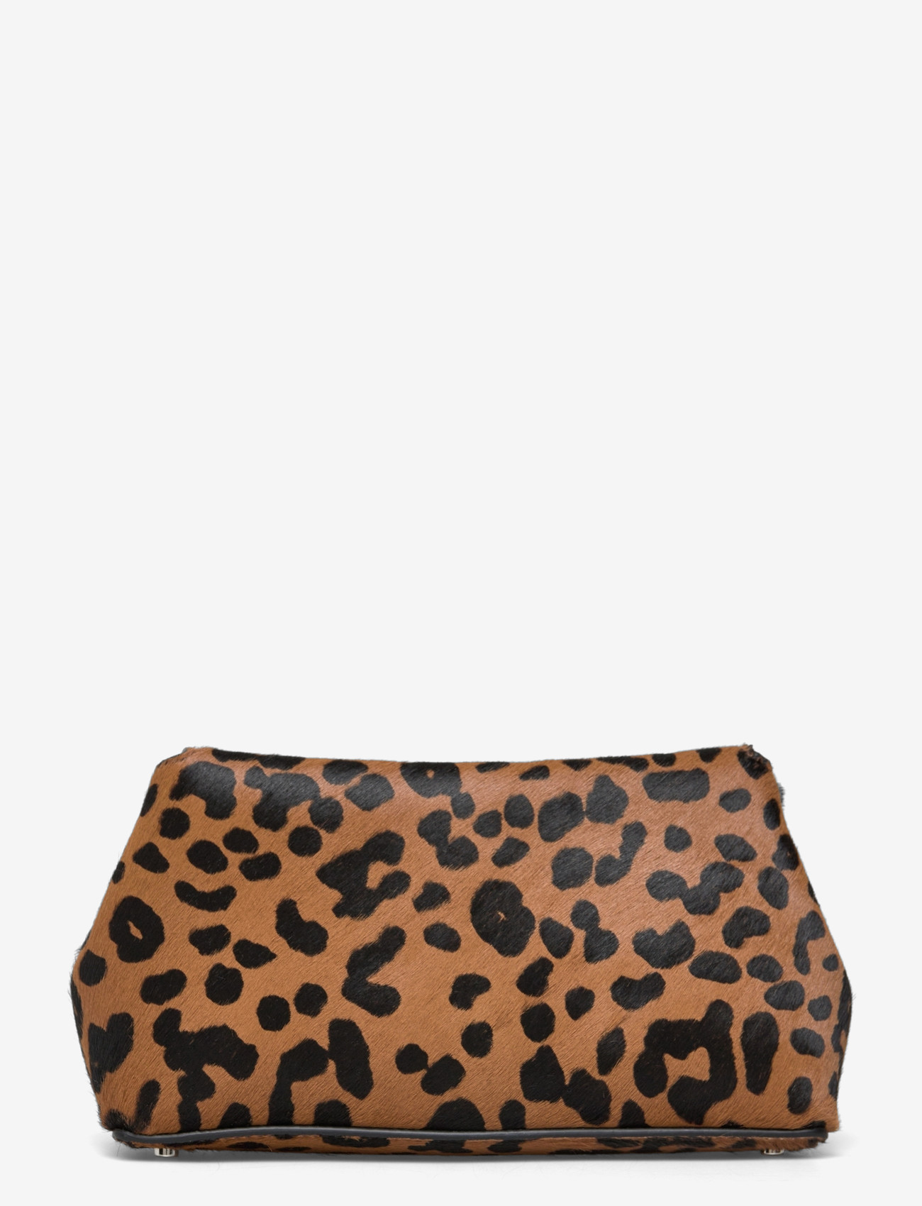 TOTEME - MINI T-LOCK PONY HAIR CLUTCH - top handle tasker - leopard - 1