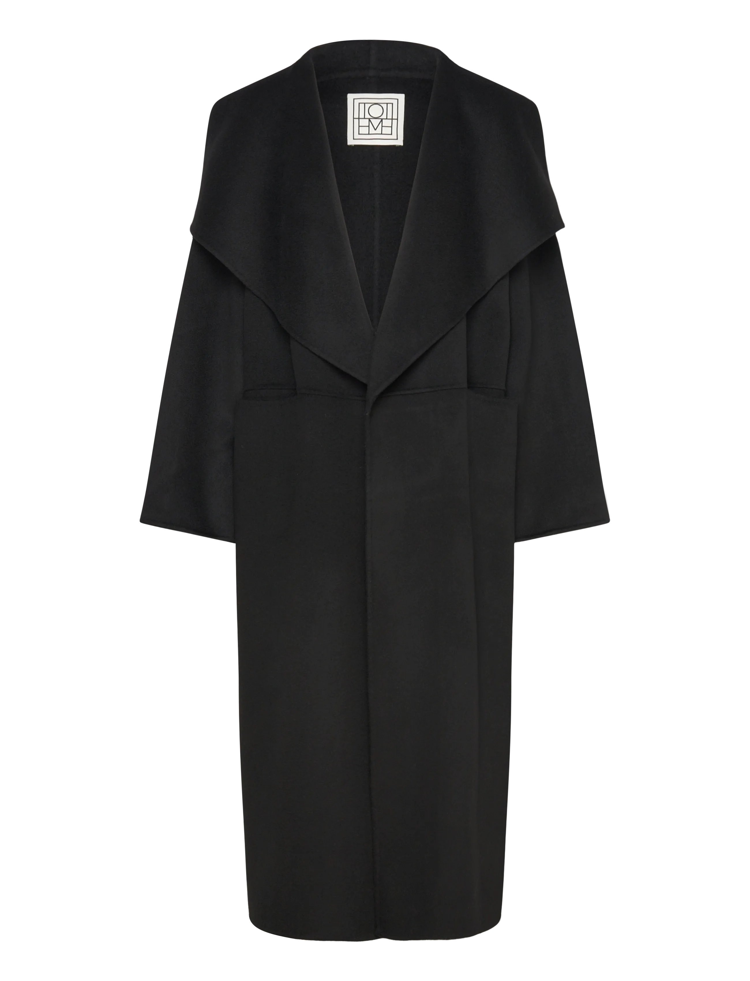 TOTEME SIGNATURE DOUBLÉ COAT - Neuheiten - BLACK / black