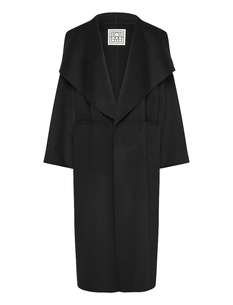 TOTEME - SIGNATURE DOUBLÉ COAT - winter jackets - black - 0