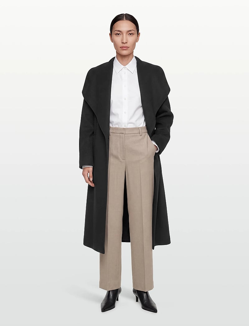 TOTEME - SIGNATURE DOUBLÉ COAT - vinterjakker - black - 0