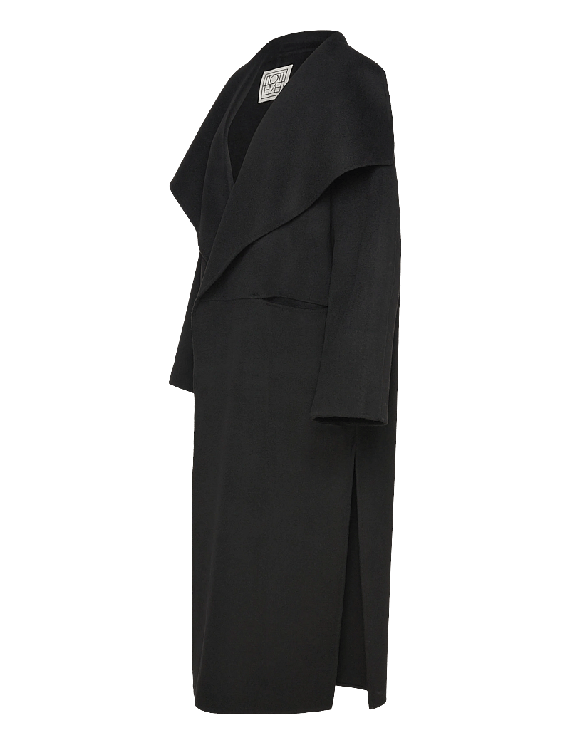 TOTEME - SIGNATURE DOUBLÉ COAT - winter jackets - black - 3