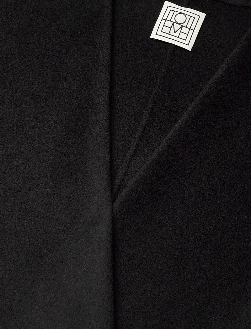 TOTEME - SIGNATURE DOUBLÉ COAT - winter jackets - black - 4