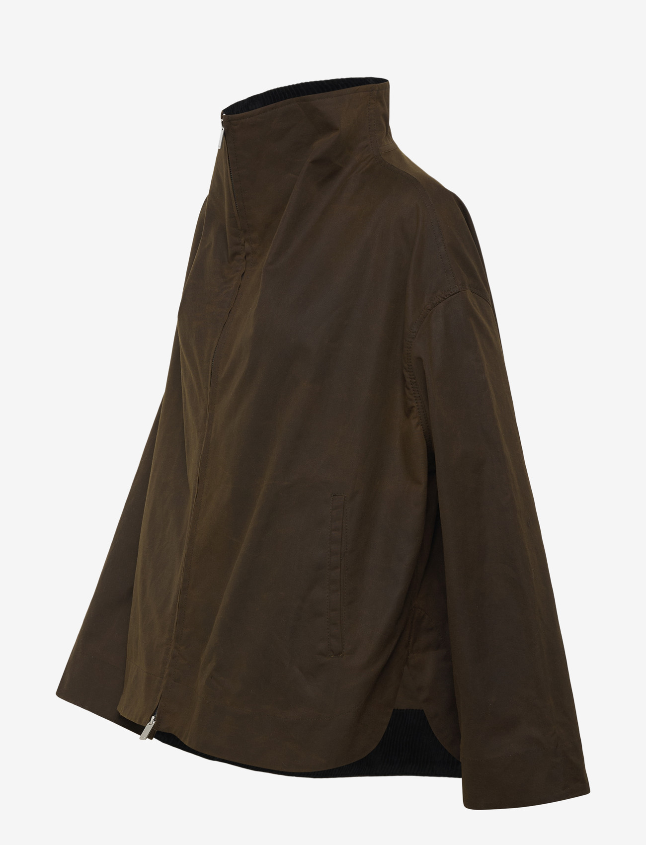TOTEME - ZIPPED COUNTRY JACKET - forårsjakker - bark - 3